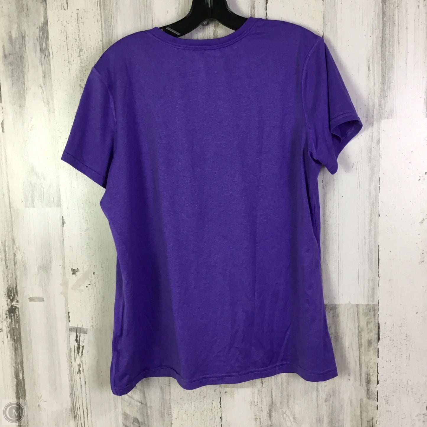 Athletic Top Short Sleeve By Nike Apparel In Purple, Size: Xl