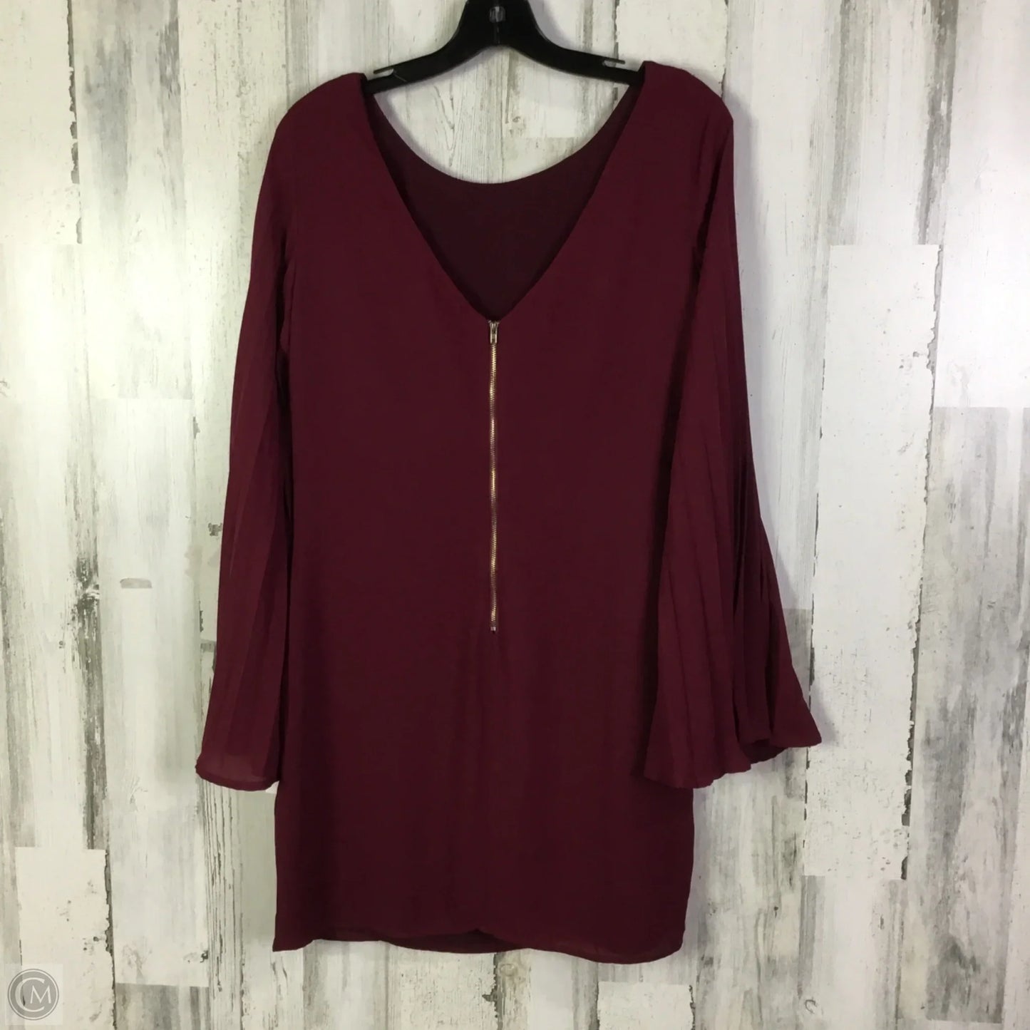 Dress Casual Short By Giani Bernini In Maroon, Size: M
