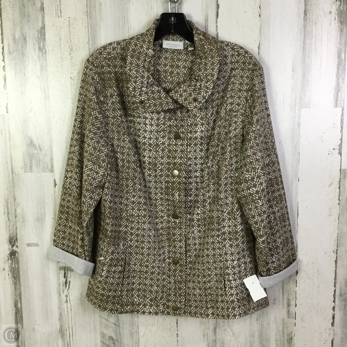 Jacket Other By Clothes Mentor In Tan, Size: L