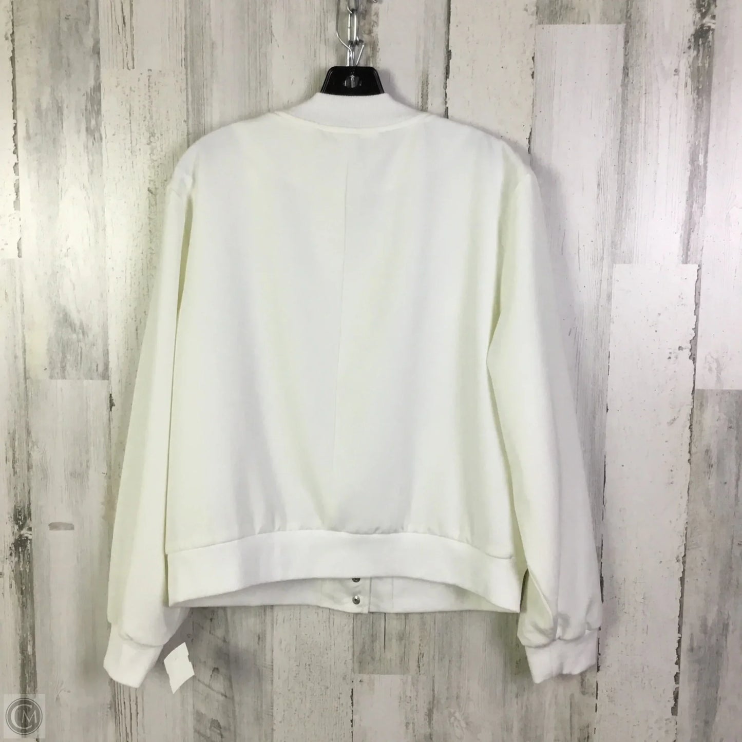 Jacket Other By Clothes Mentor In White, Size: L