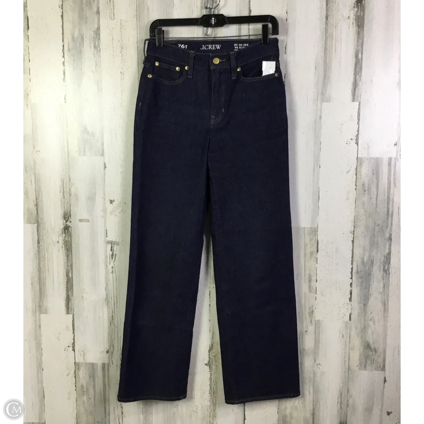Pants Wide Leg By J. Crew In Blue Denim, Size: 2