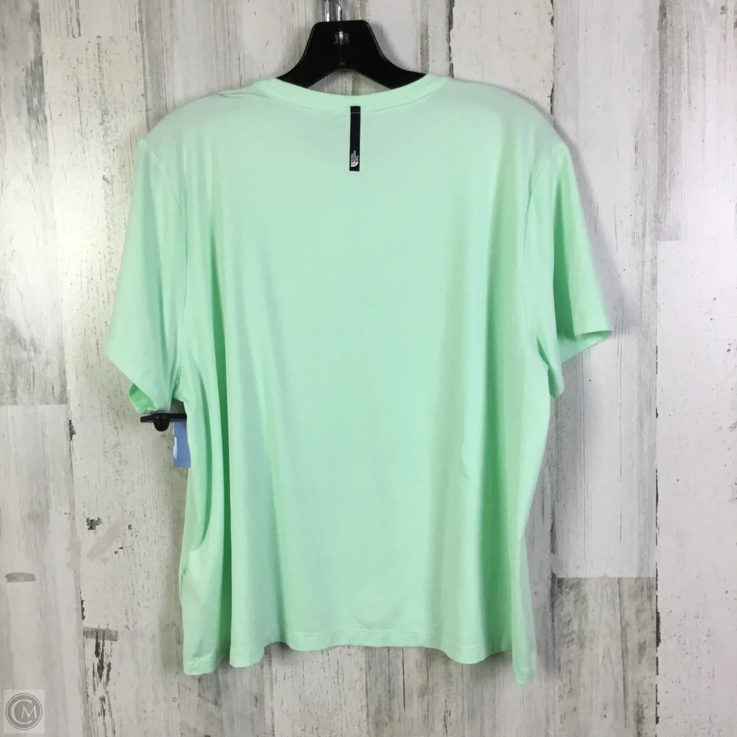 Athletic Top Short Sleeve By The North Face In Green, Size: Xl