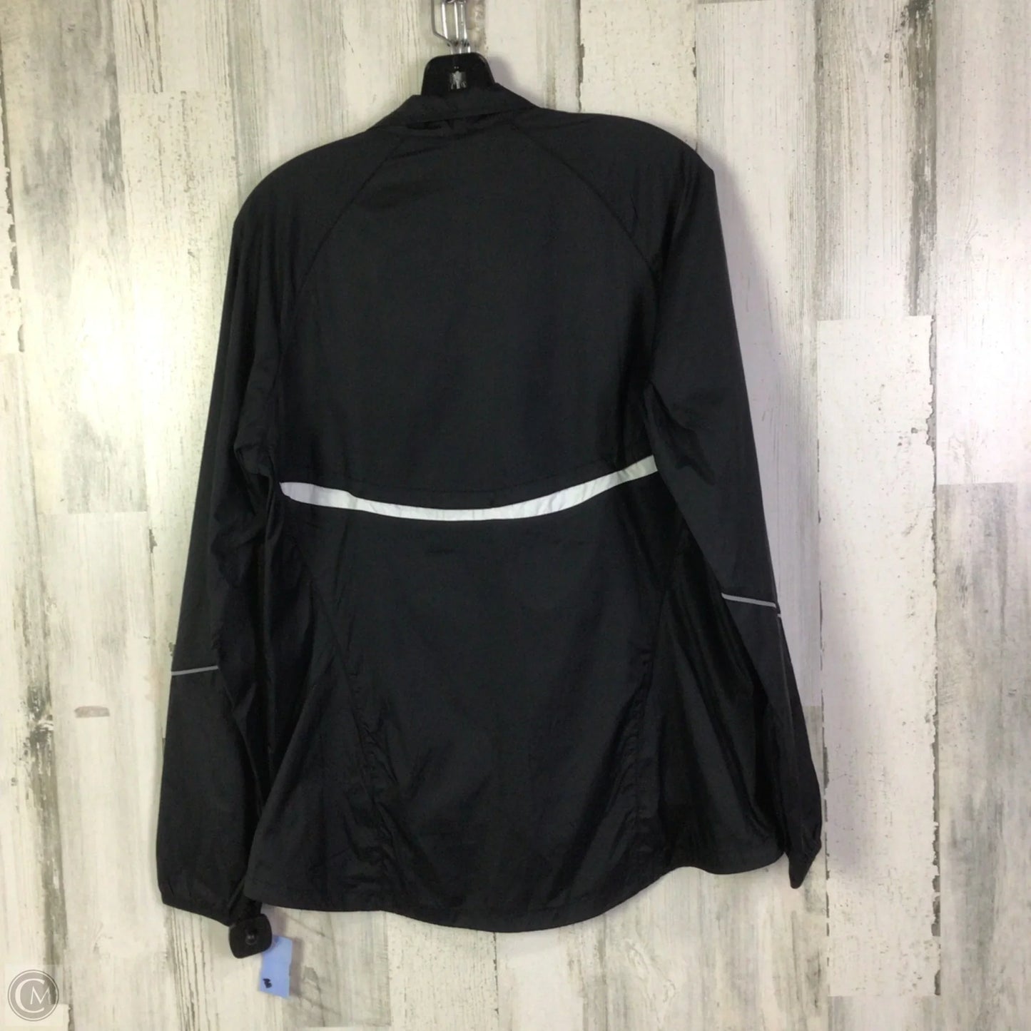 Athletic Jacket By Nike In Black, Size: L