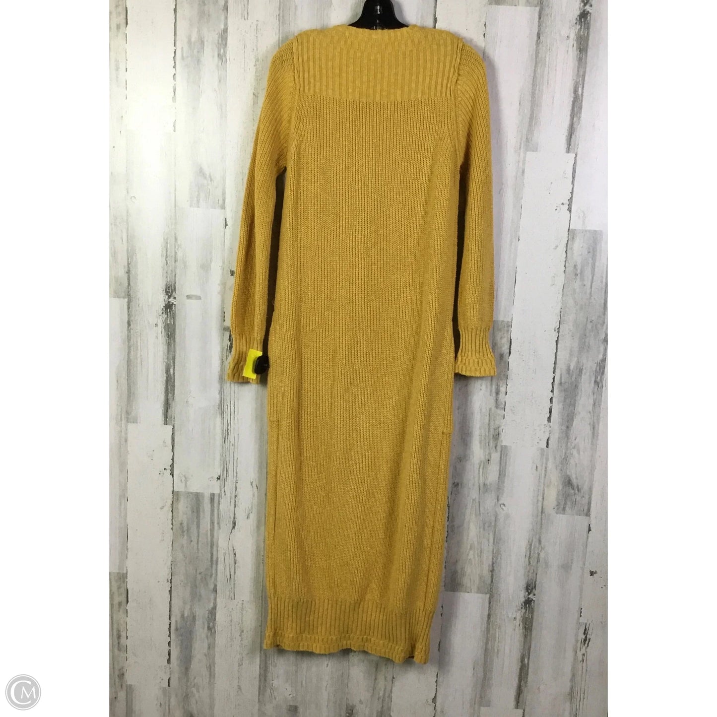 Sweater Cardigan By Free People In Yellow, Size: M