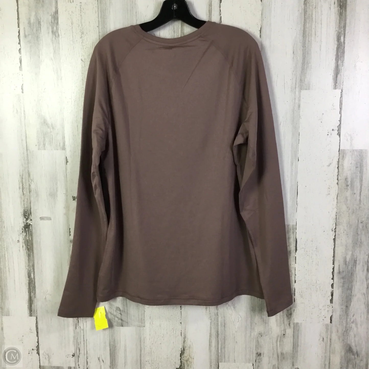 Athletic Top Long Sleeve Collar By Duluth Trading In Purple, Size: Xl