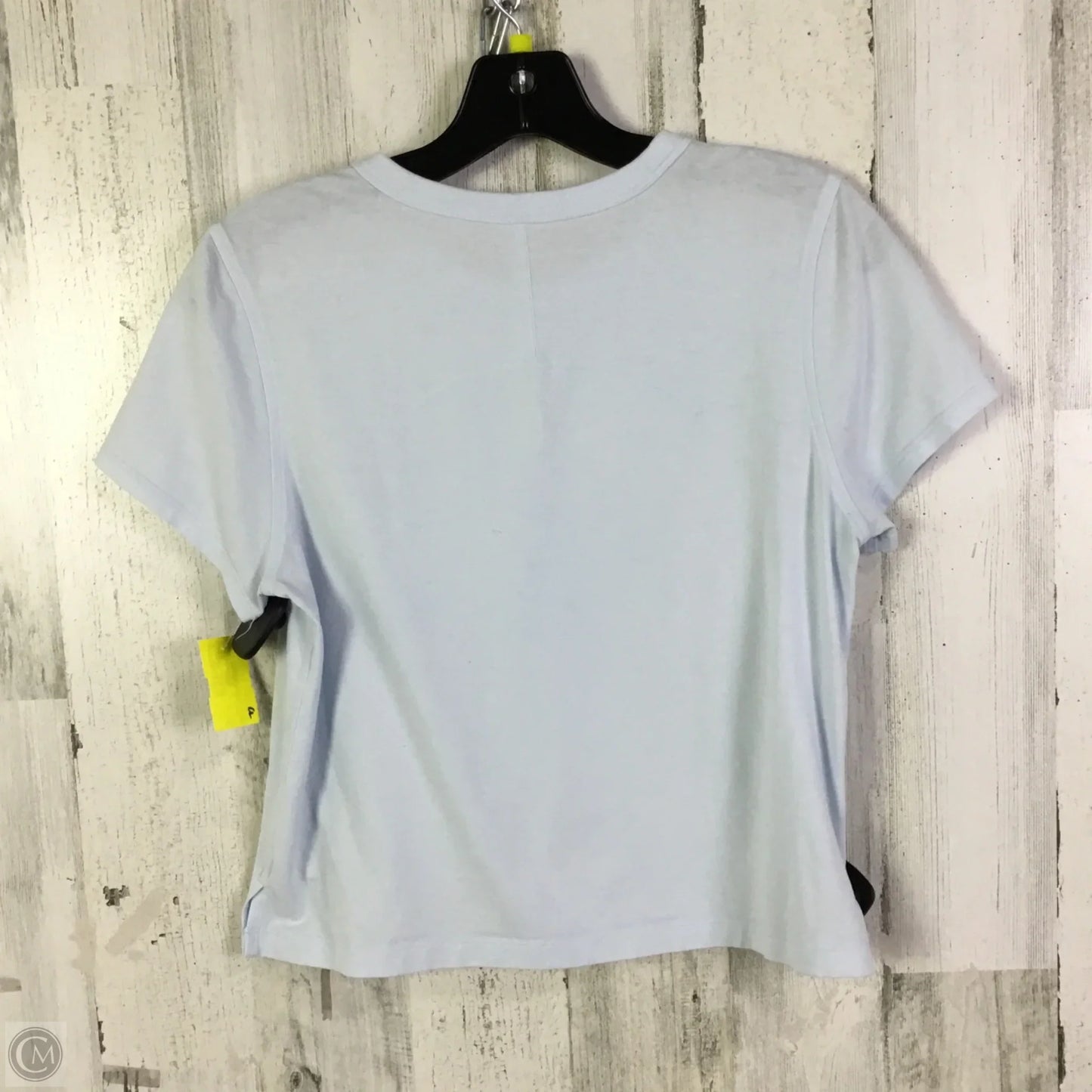 Athletic Top Short Sleeve By Lululemon In Blue, Size: S