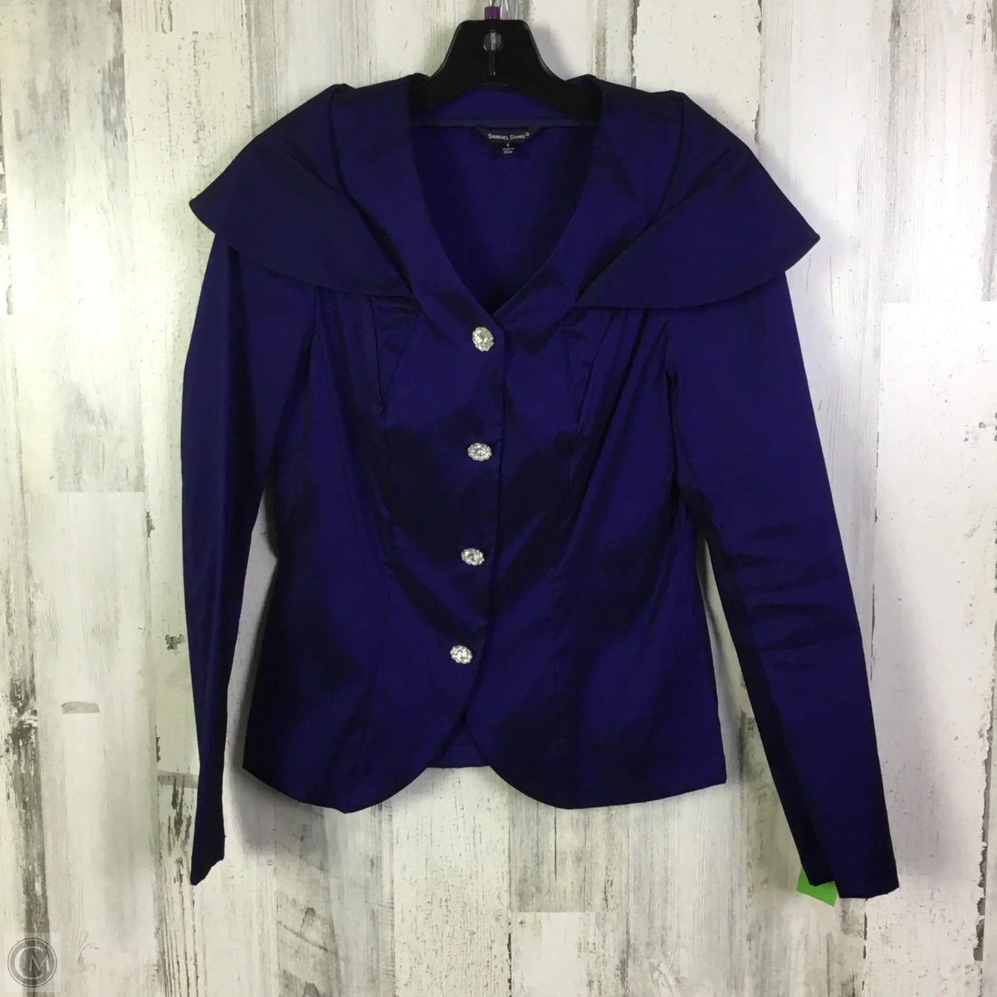 Blazer By Samuel Dong In Blue, Size: S