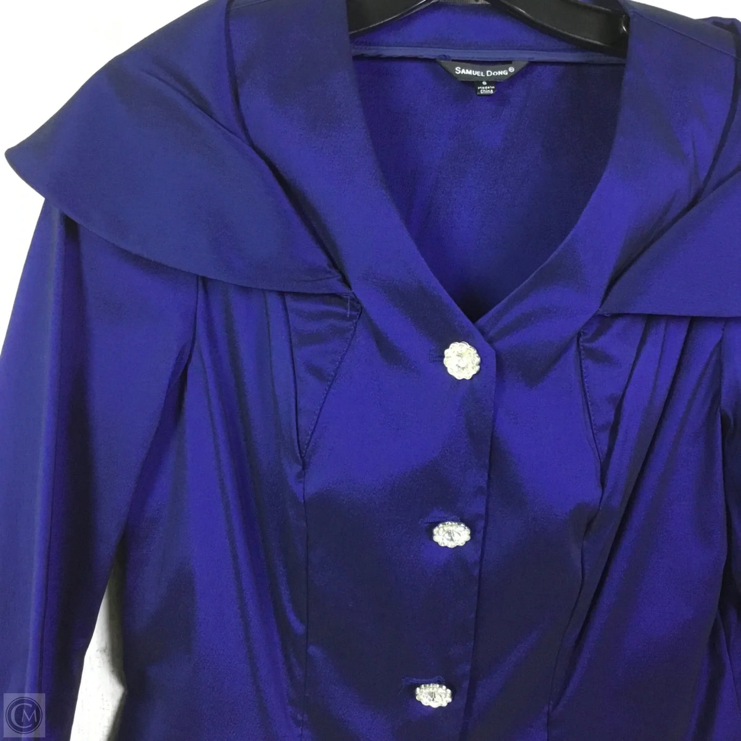 Blazer By Samuel Dong In Blue, Size: S