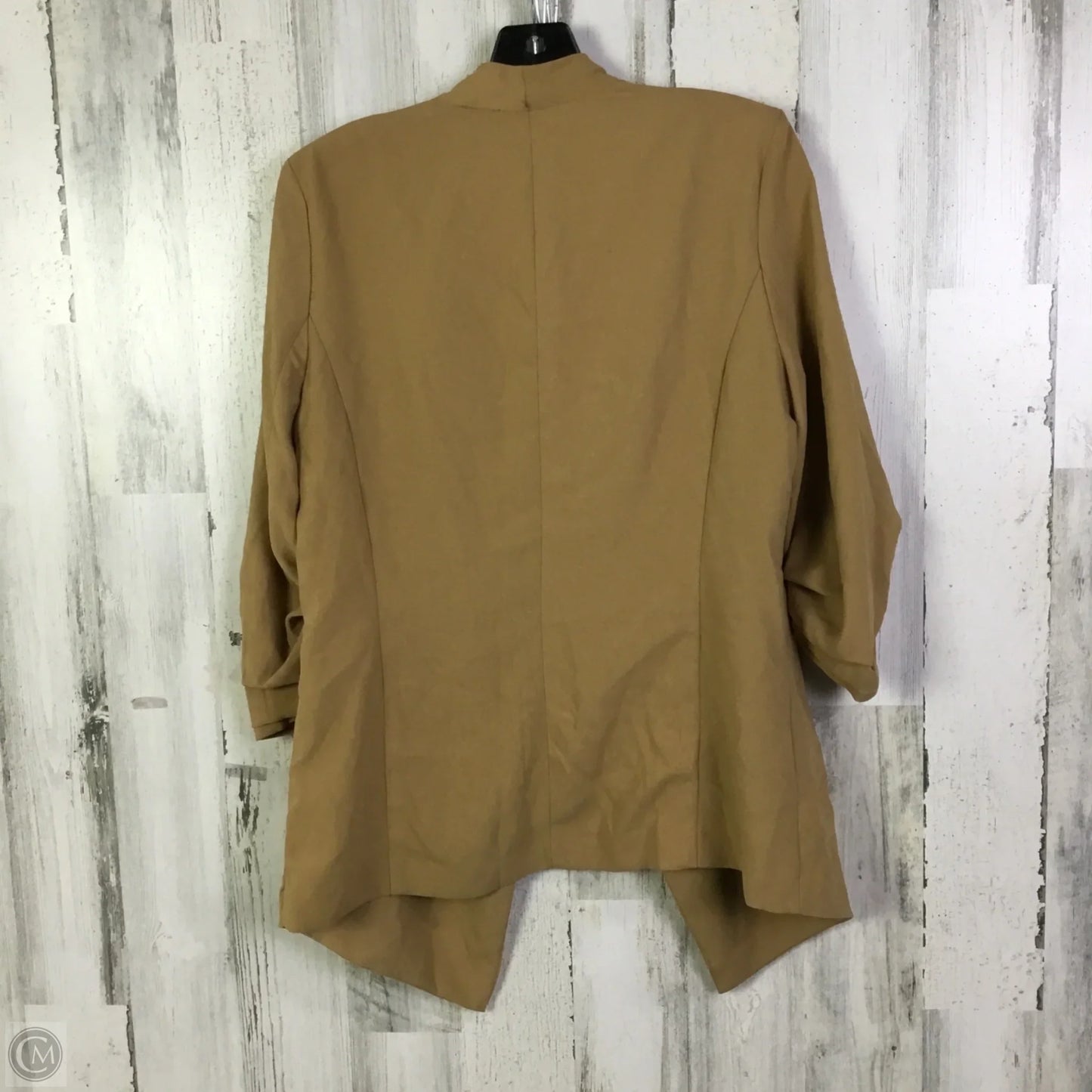 Blazer By Clothes Mentor In Tan, Size: M