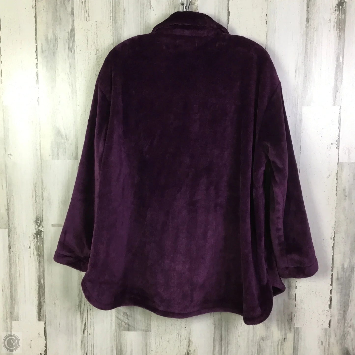 Jacket Faux Fur & Sherpa By Torrid In Purple, Size: L