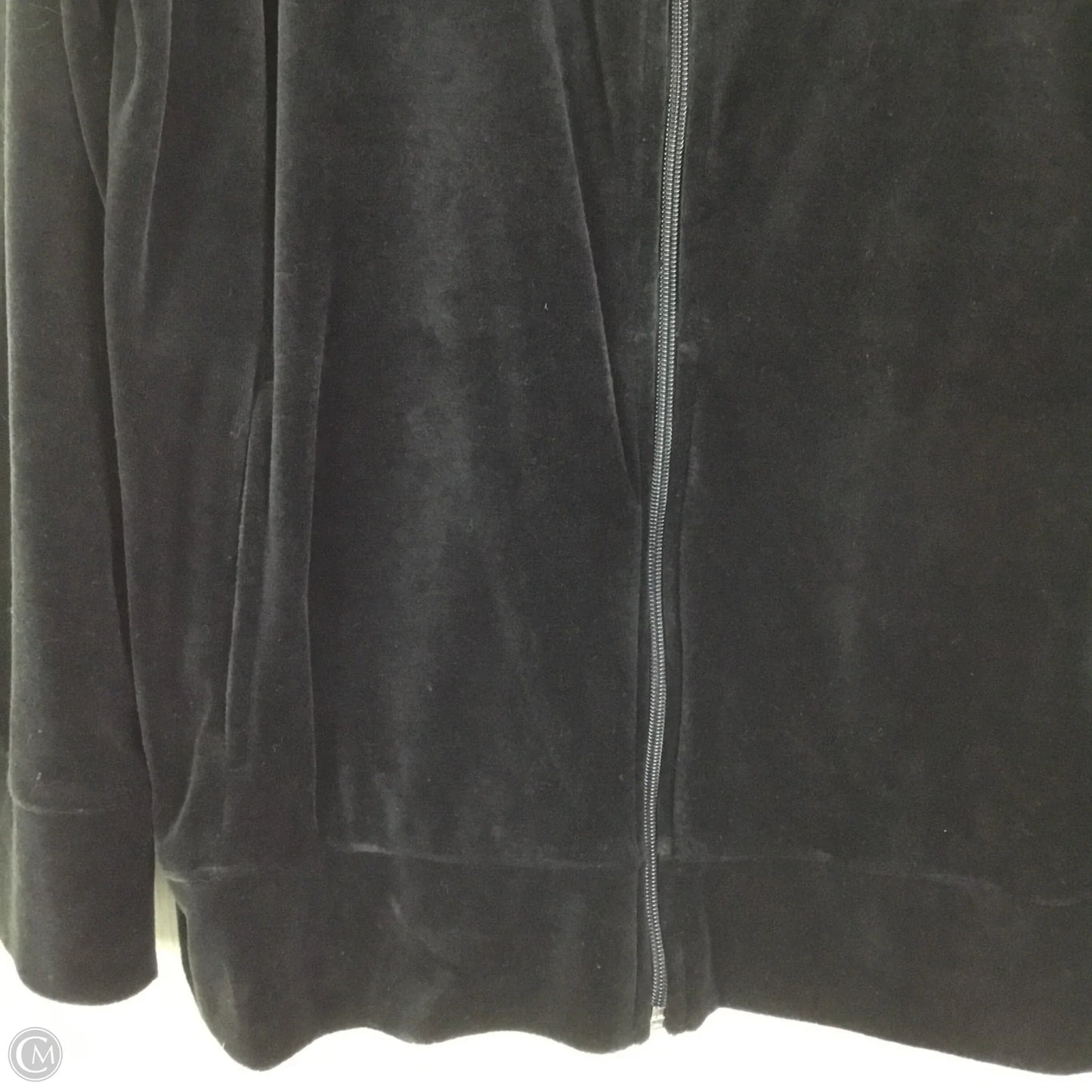 Jacket Faux Fur & Sherpa By Talbots In Black, Size: L