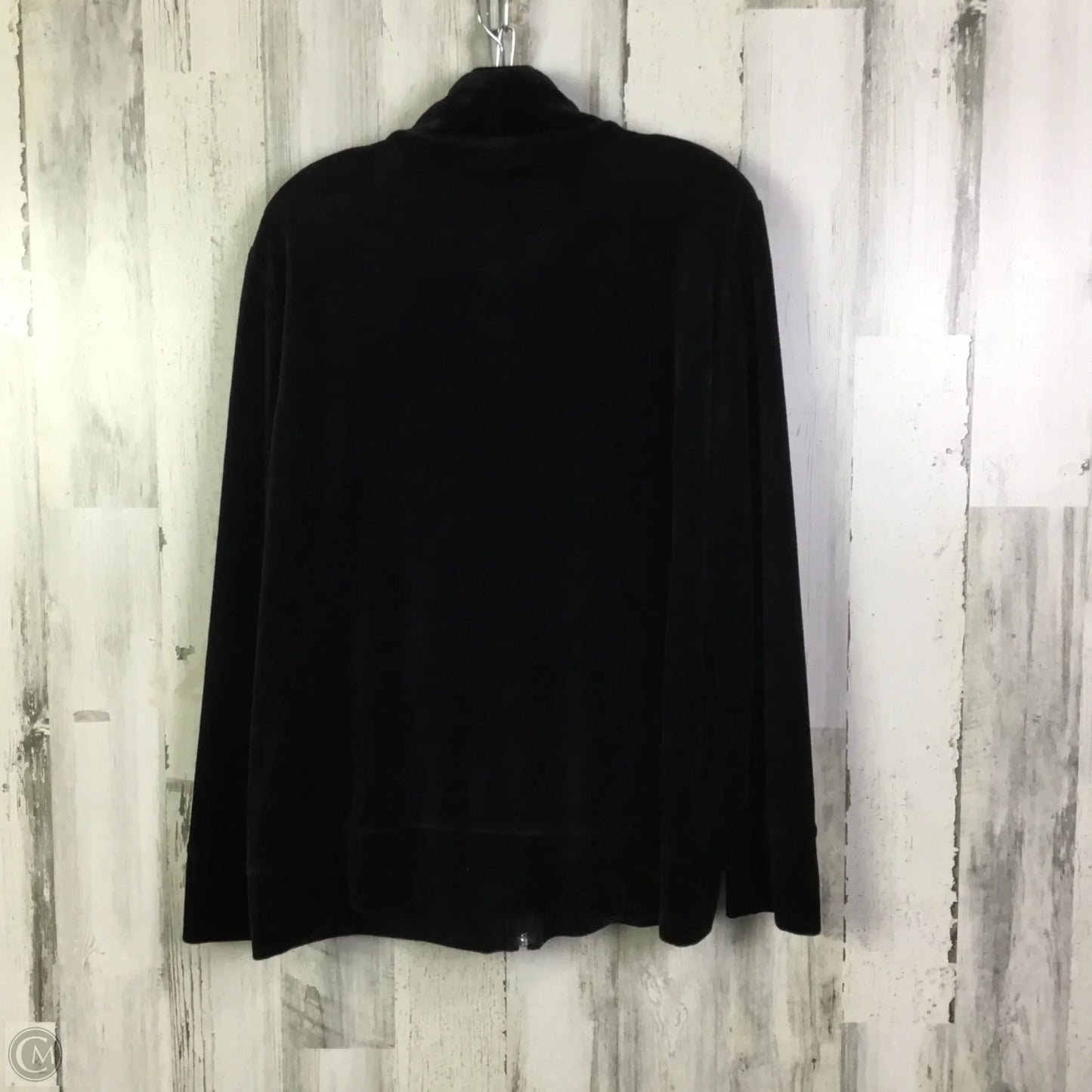 Jacket Faux Fur & Sherpa By Talbots In Black, Size: L