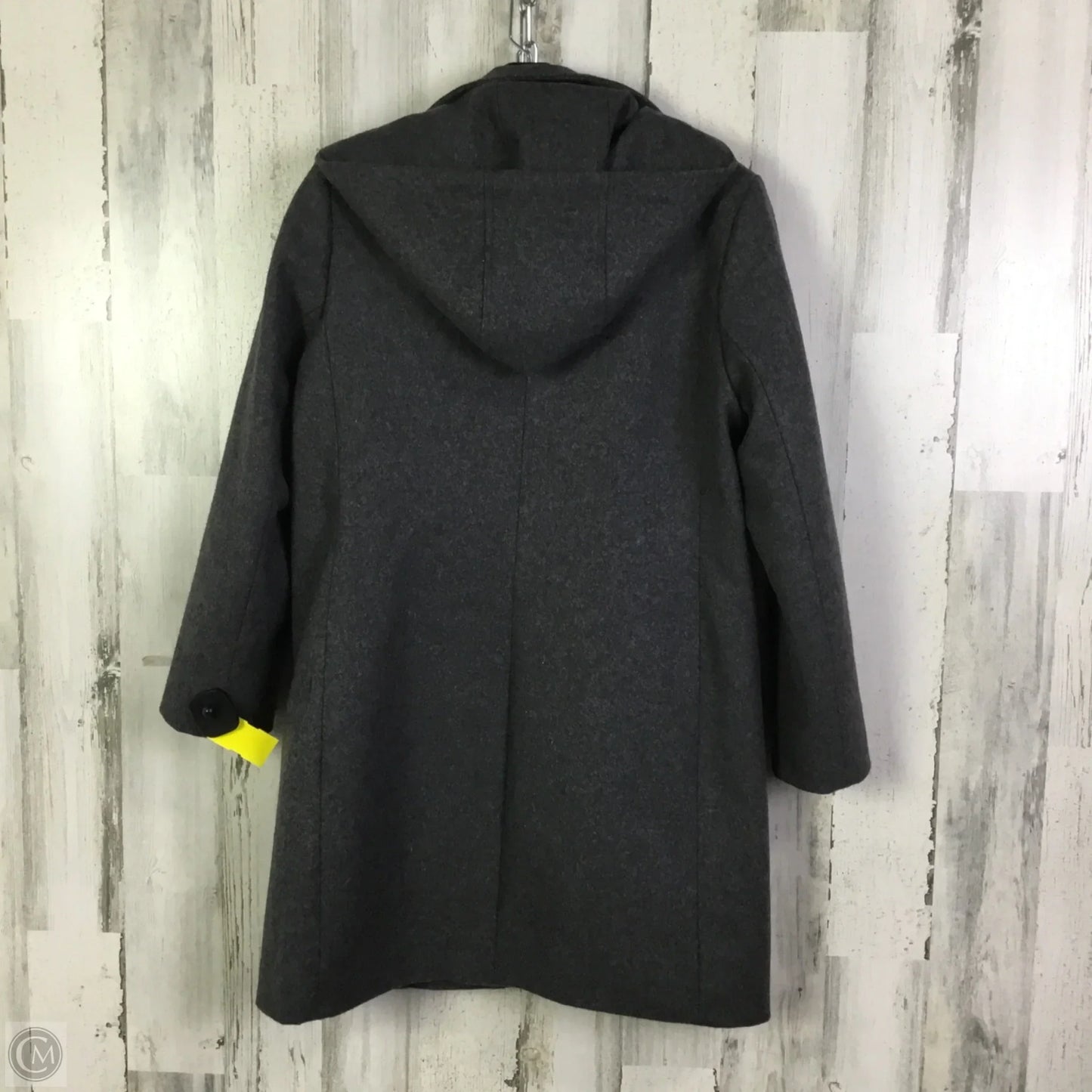 Coat Wool By Preston And New York In Grey, Size: S