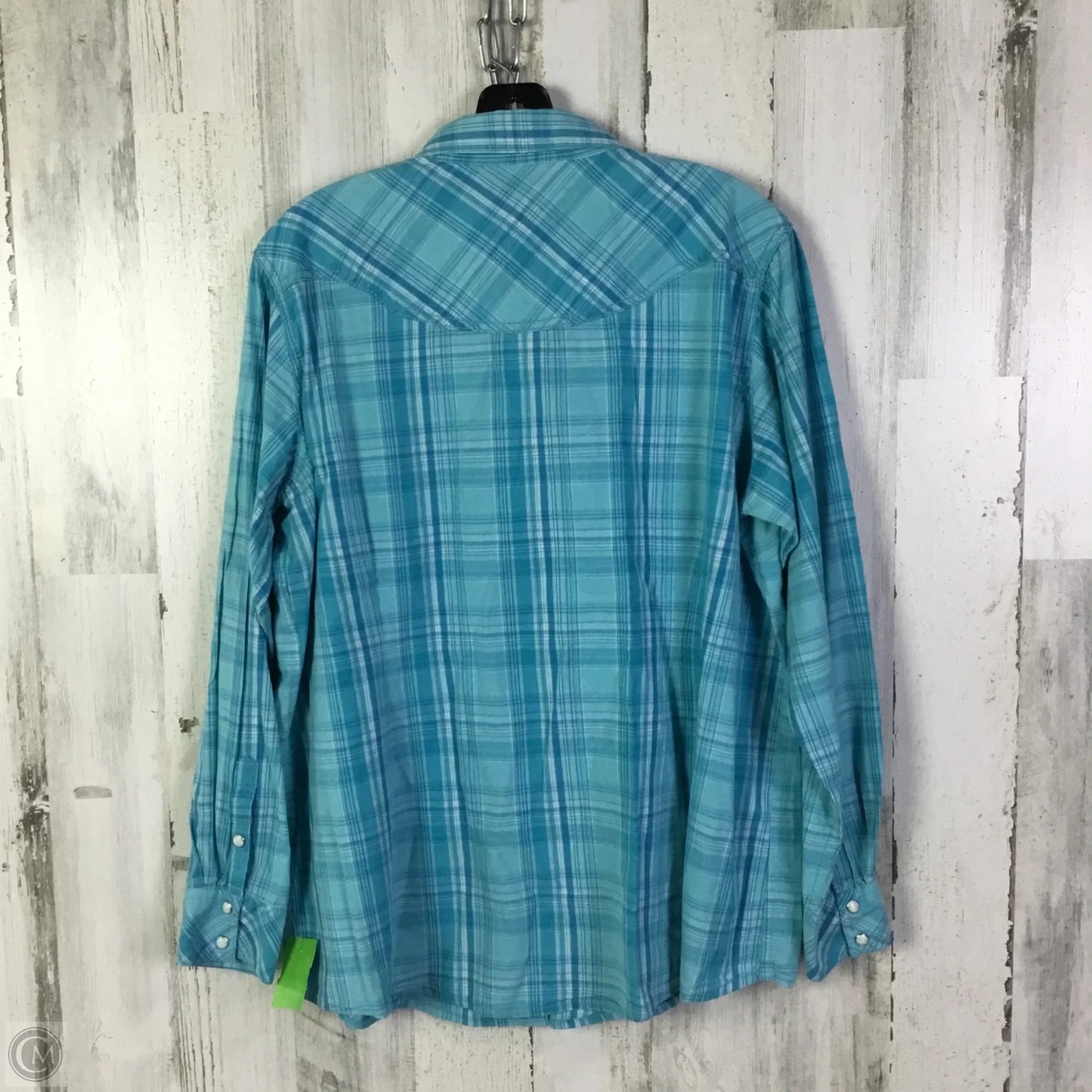 Top Long Sleeve By Ariat In Blue, Size: Xxl