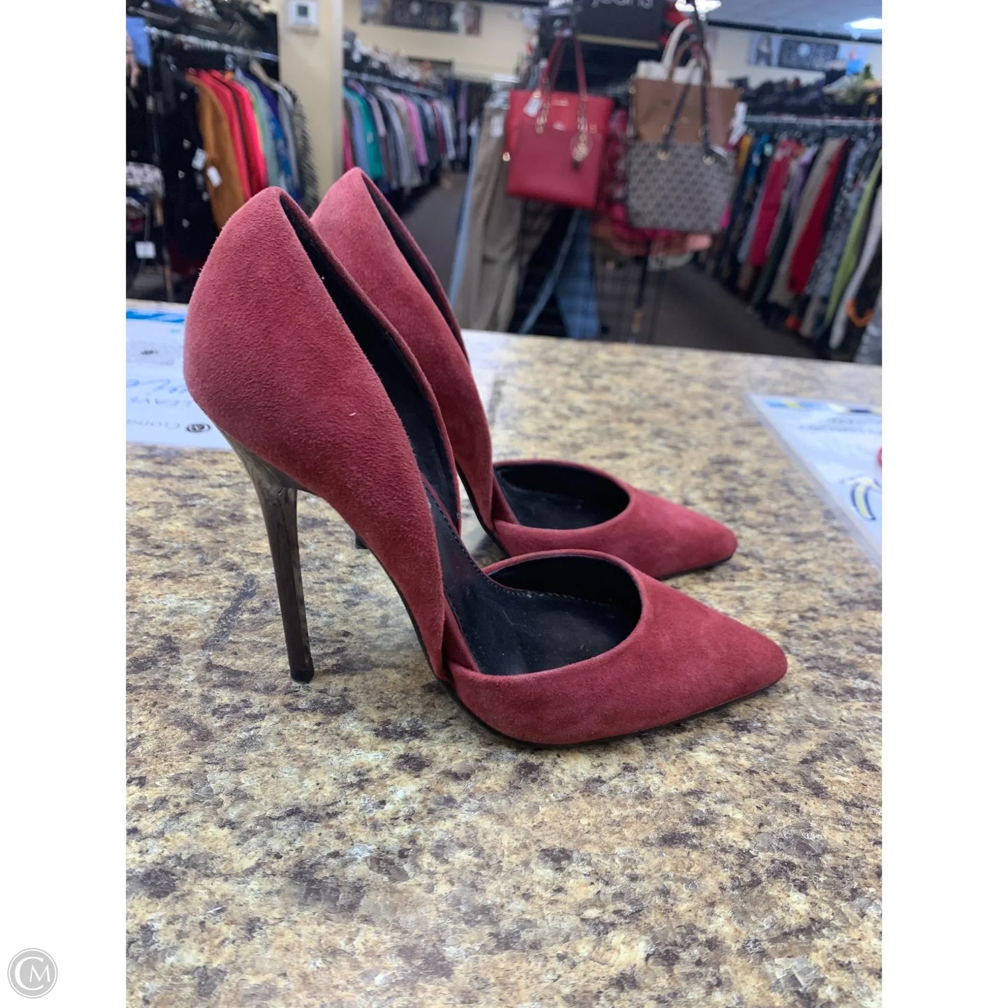Shoes Heels Stiletto By Steve Madden In Red, Size: 6.5