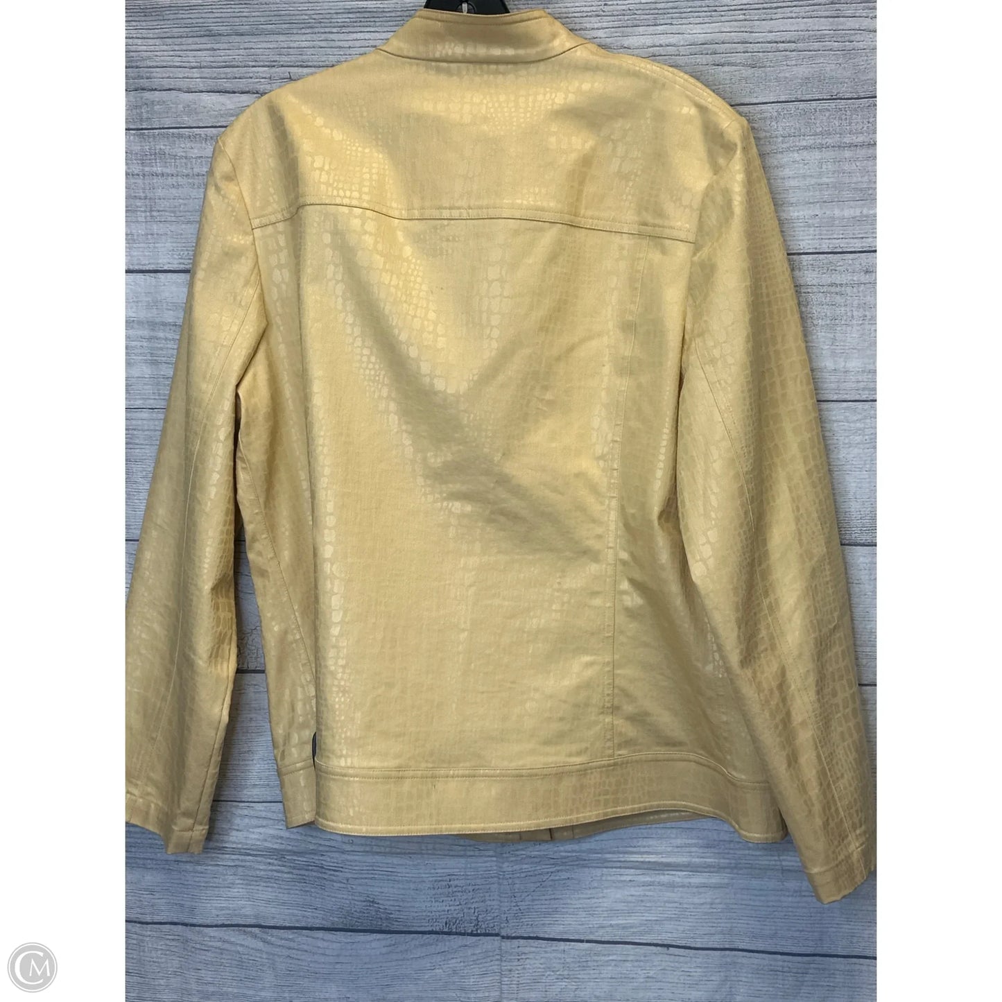 Jacket Other By Chicos In Yellow, Size: 2x