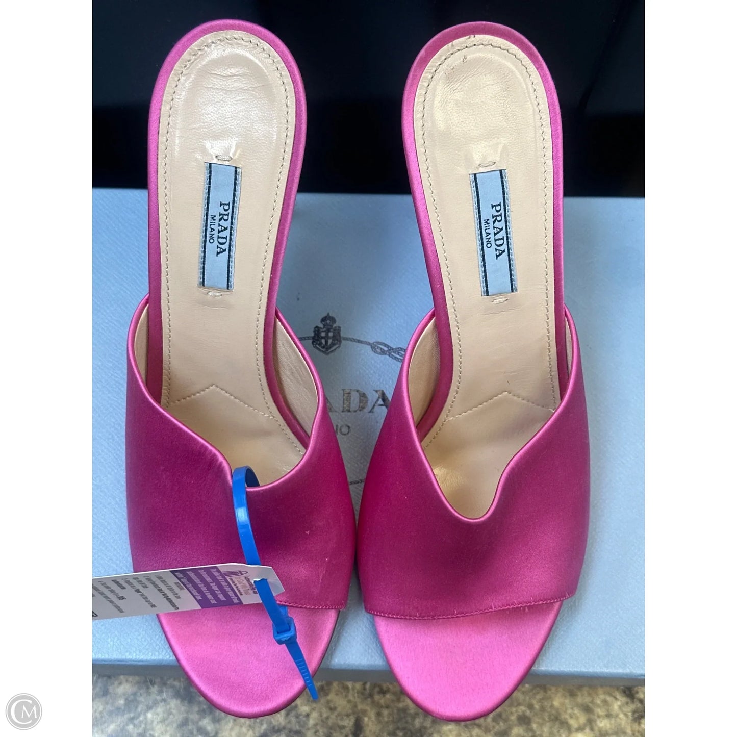 Shoes Luxury Designer By Prada In Pink, Size: 11