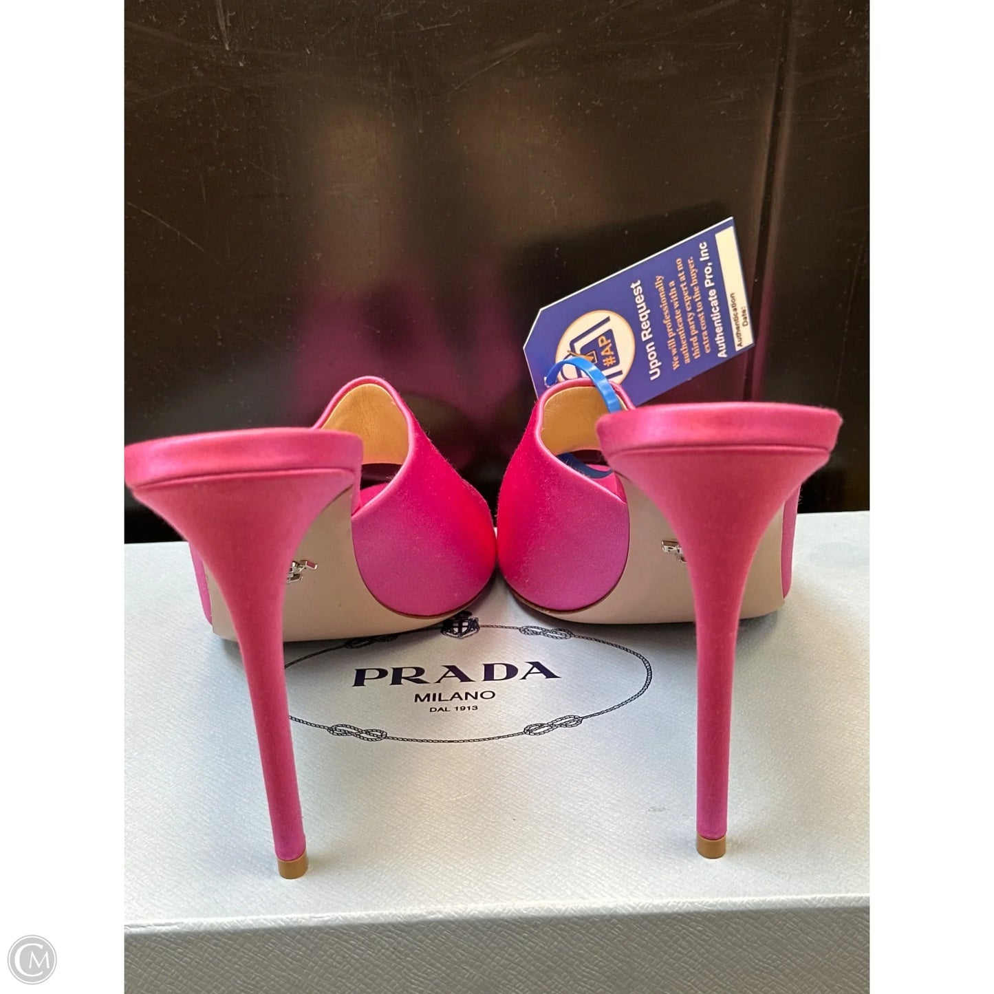 Shoes Luxury Designer By Prada In Pink, Size: 11