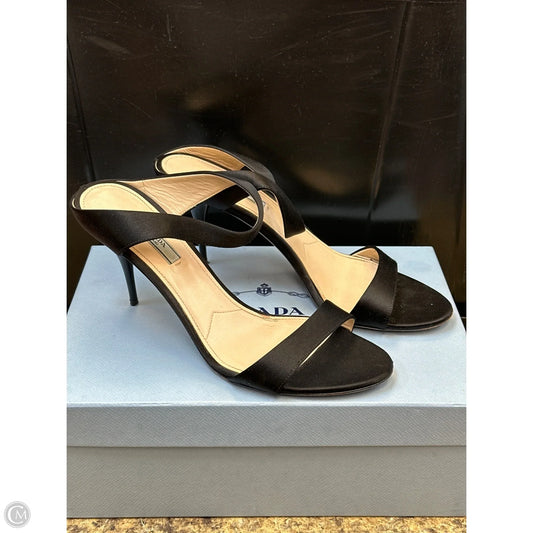 Shoes Luxury Designer By Prada In Black, Size: 11