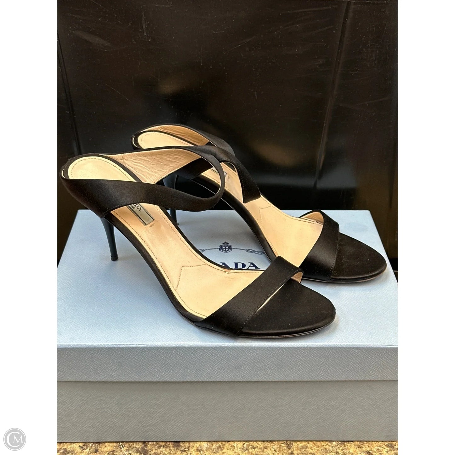 Shoes Luxury Designer By Prada In Black, Size: 11