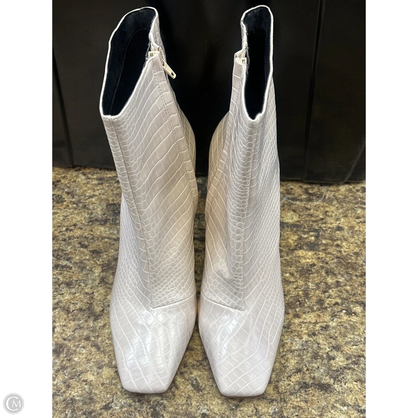 Boots Mid-calf Heels By New York And Co In Beige, Size: 11