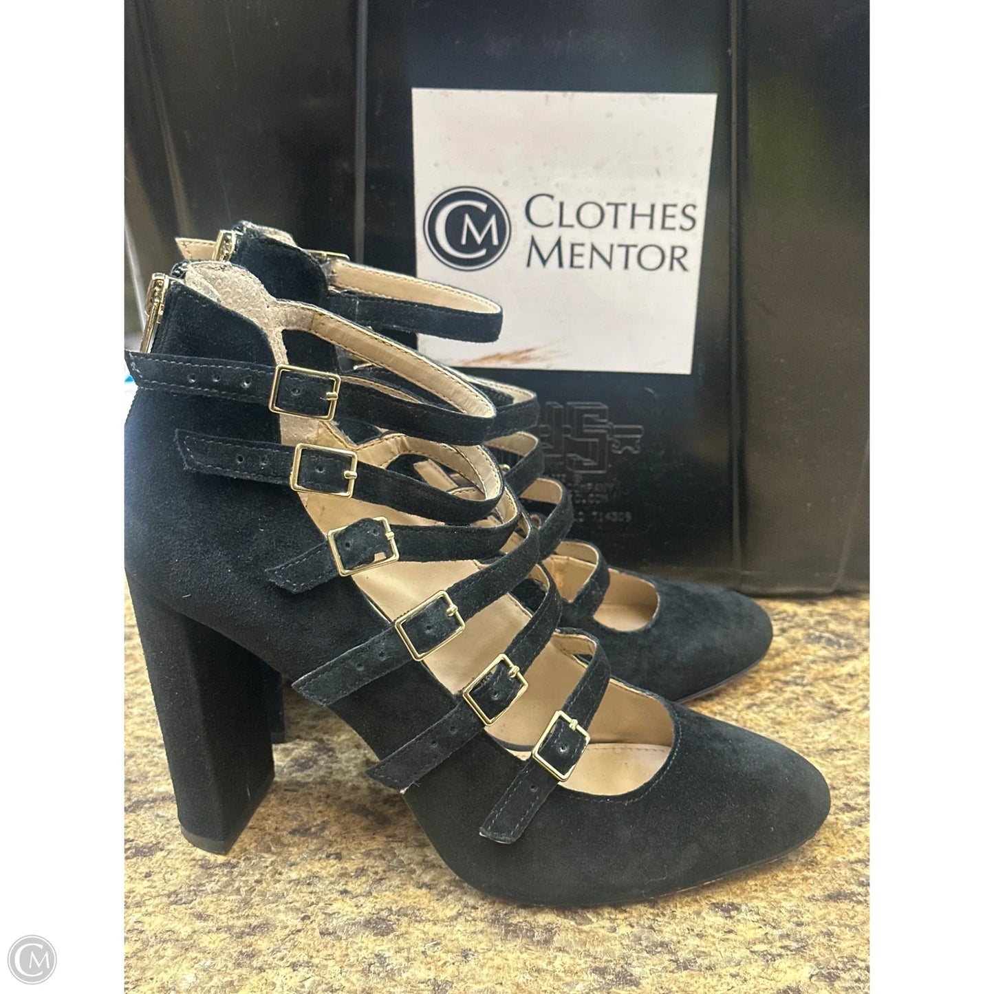Shoes Heels Block By Vince Camuto In Black, Size: 8.5
