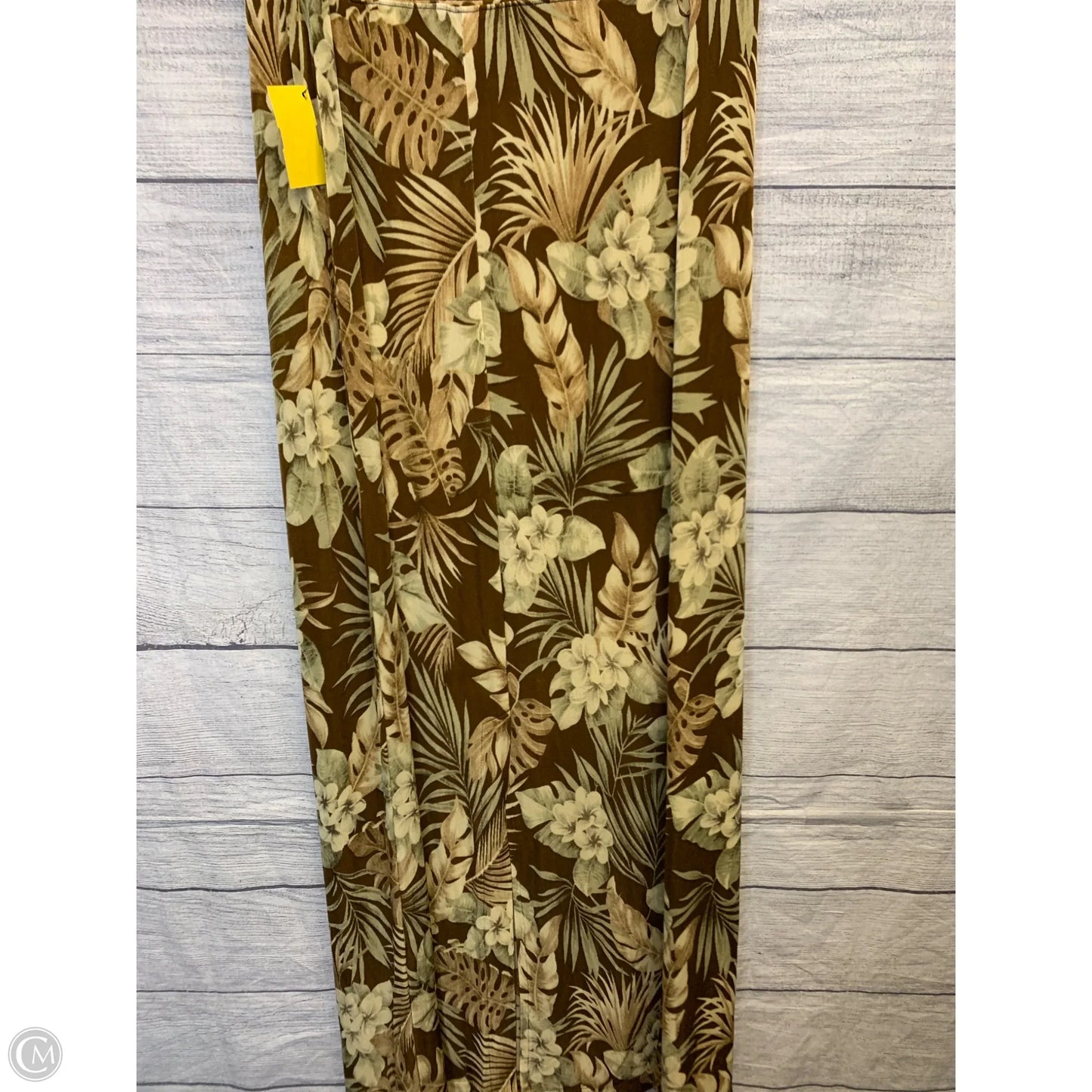 Skirt Maxi By Easy Spirit In Brown & Cream, Size: 1x