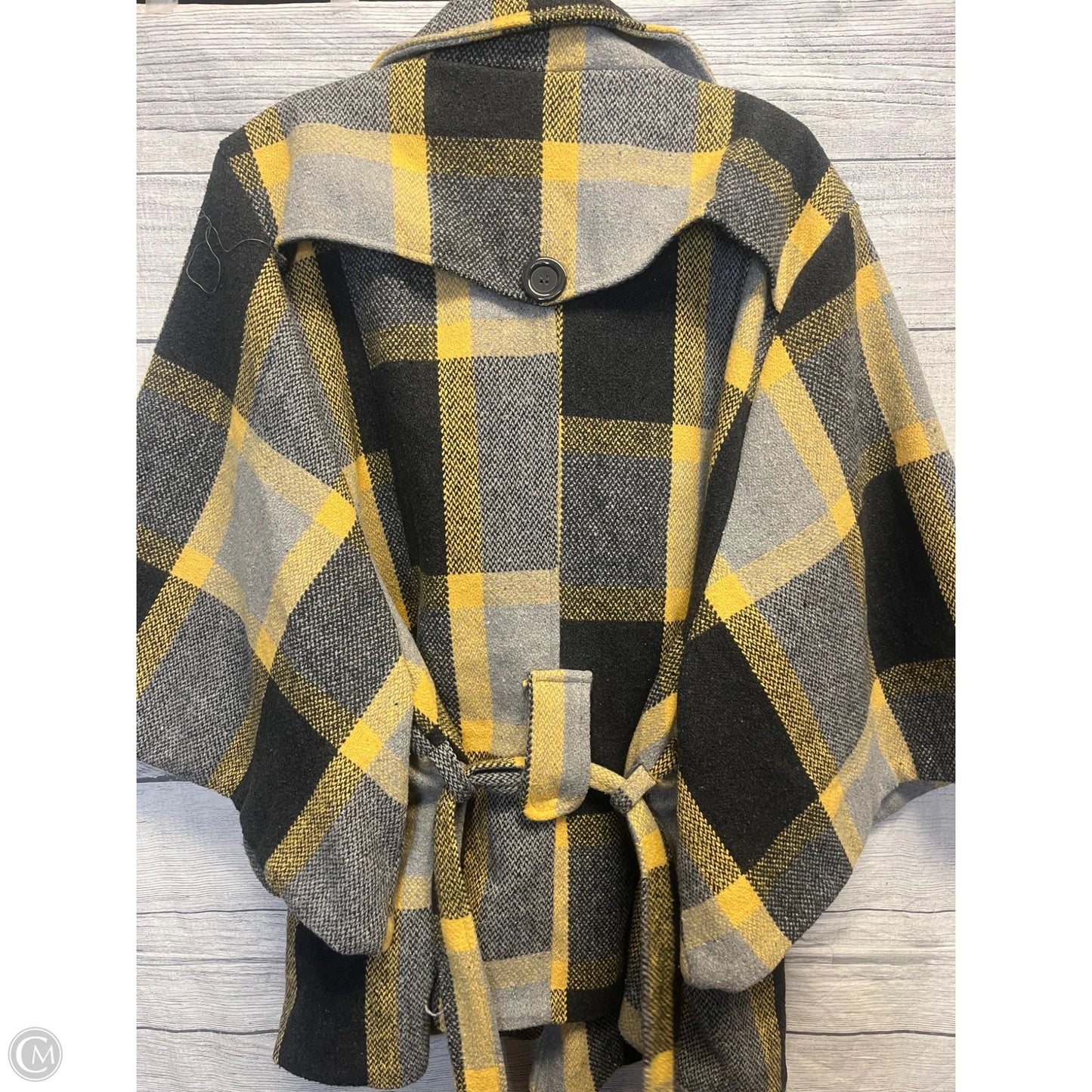 Jacket Other By Cmf In Grey & Yellow, Size: 2x