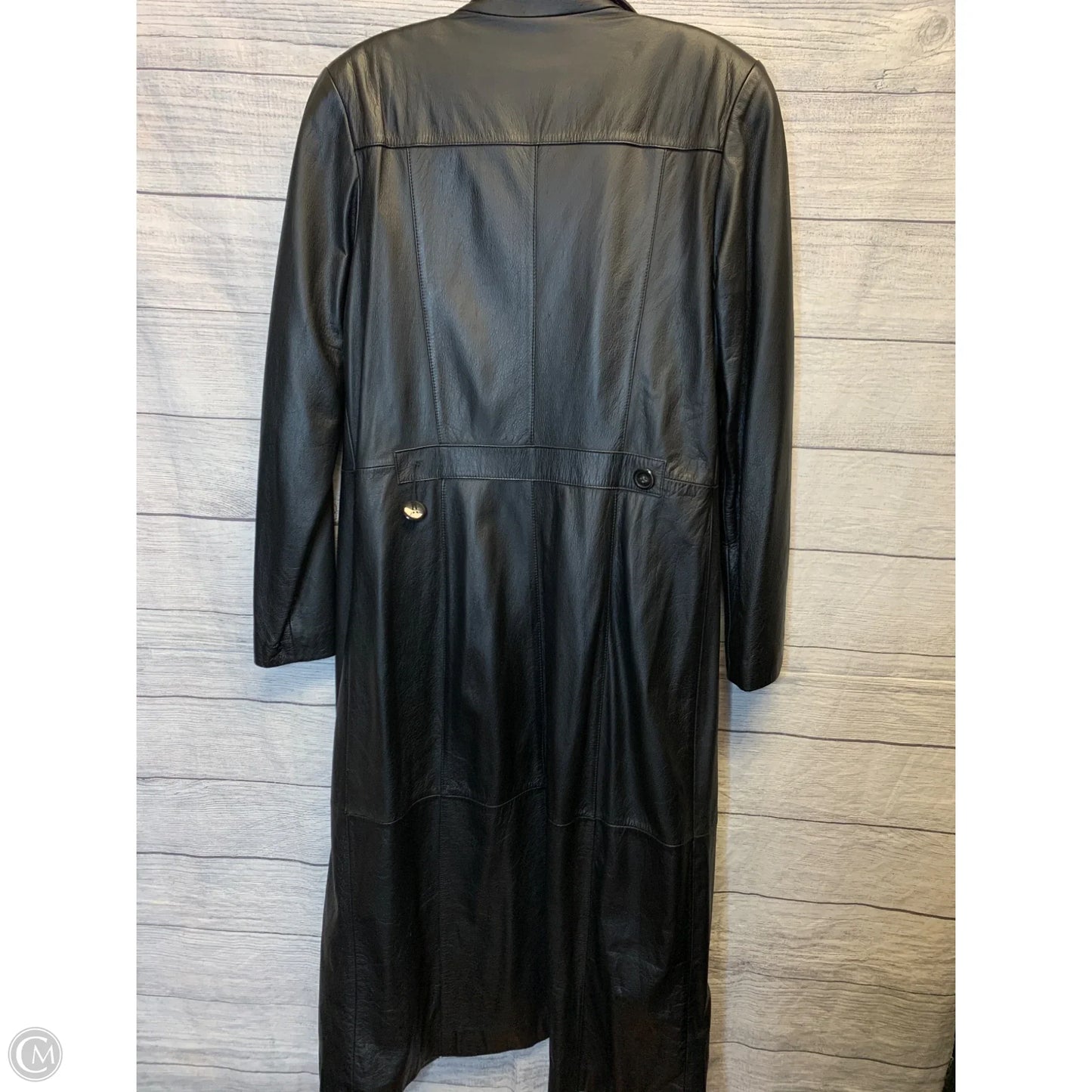 Coat Leather By Cmf In Black, Size: L