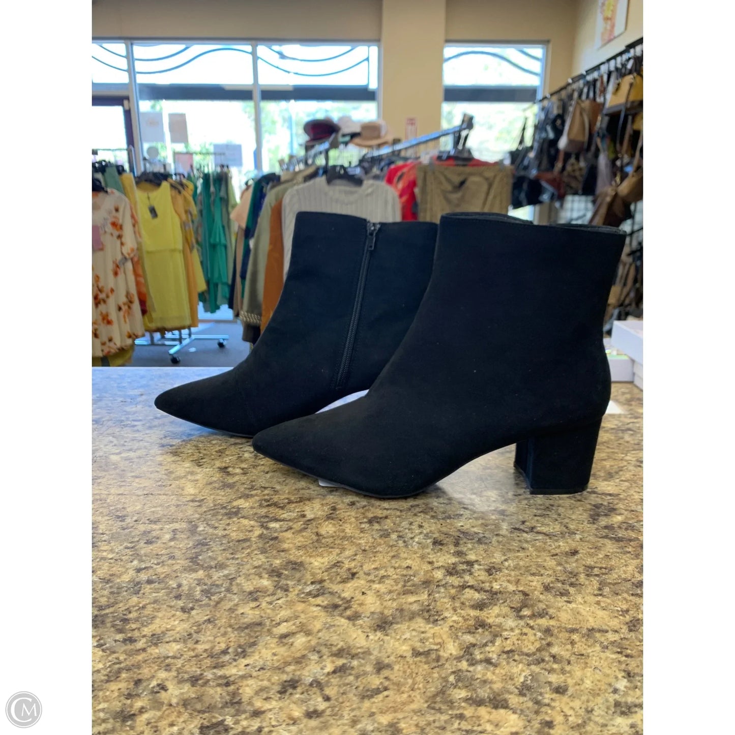 Boots Mid-calf Heels By Sugar In Black, Size: 11