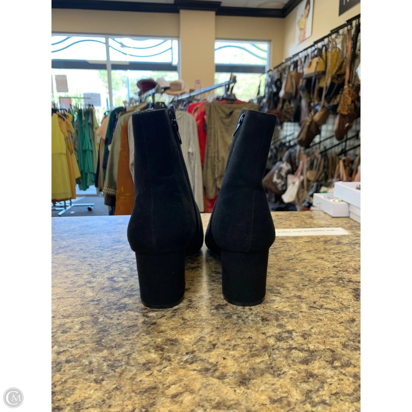 Boots Mid-calf Heels By Sugar In Black, Size: 11