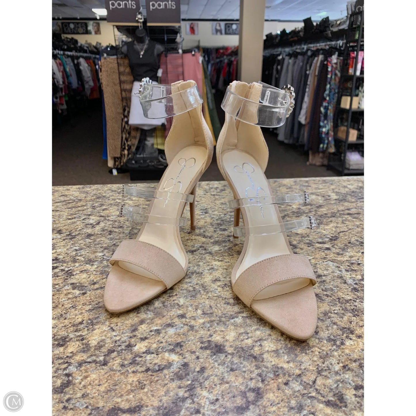 Shoes Heels Stiletto By Jessica Simpson In Beige, Size: 8.5