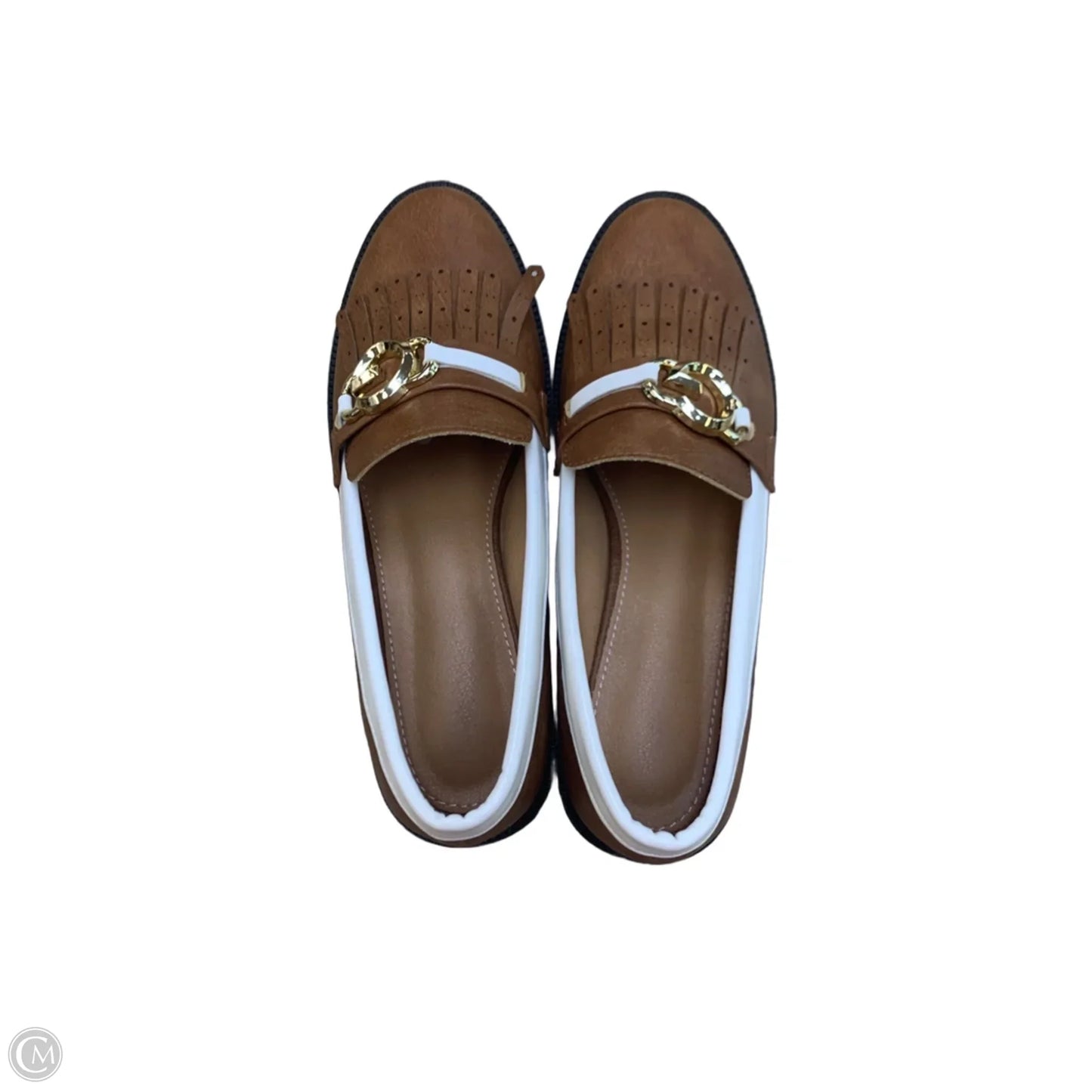 Shoes Flats By Clothes Mentor In Brown, Size: 10
