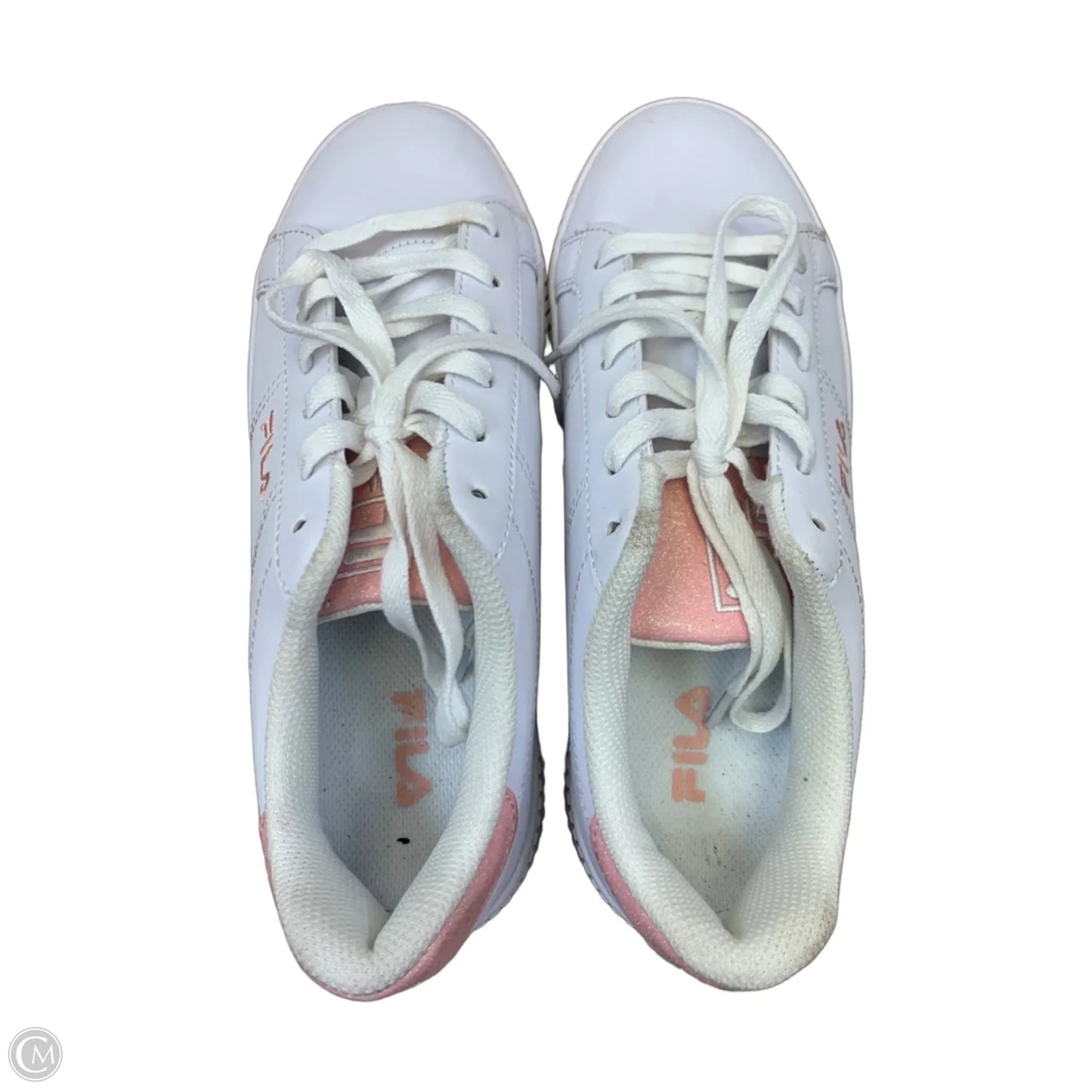Shoes Athletic By Fila In White, Size: 8.5