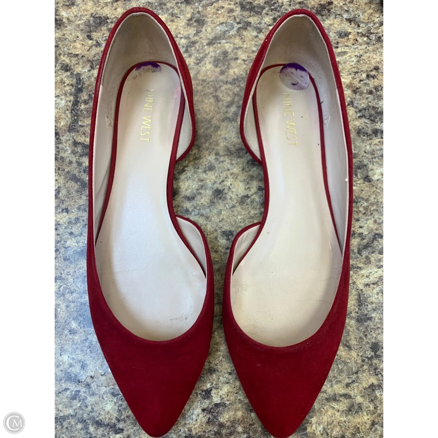 Shoes Flats By Nine West In Red, Size: 8.5