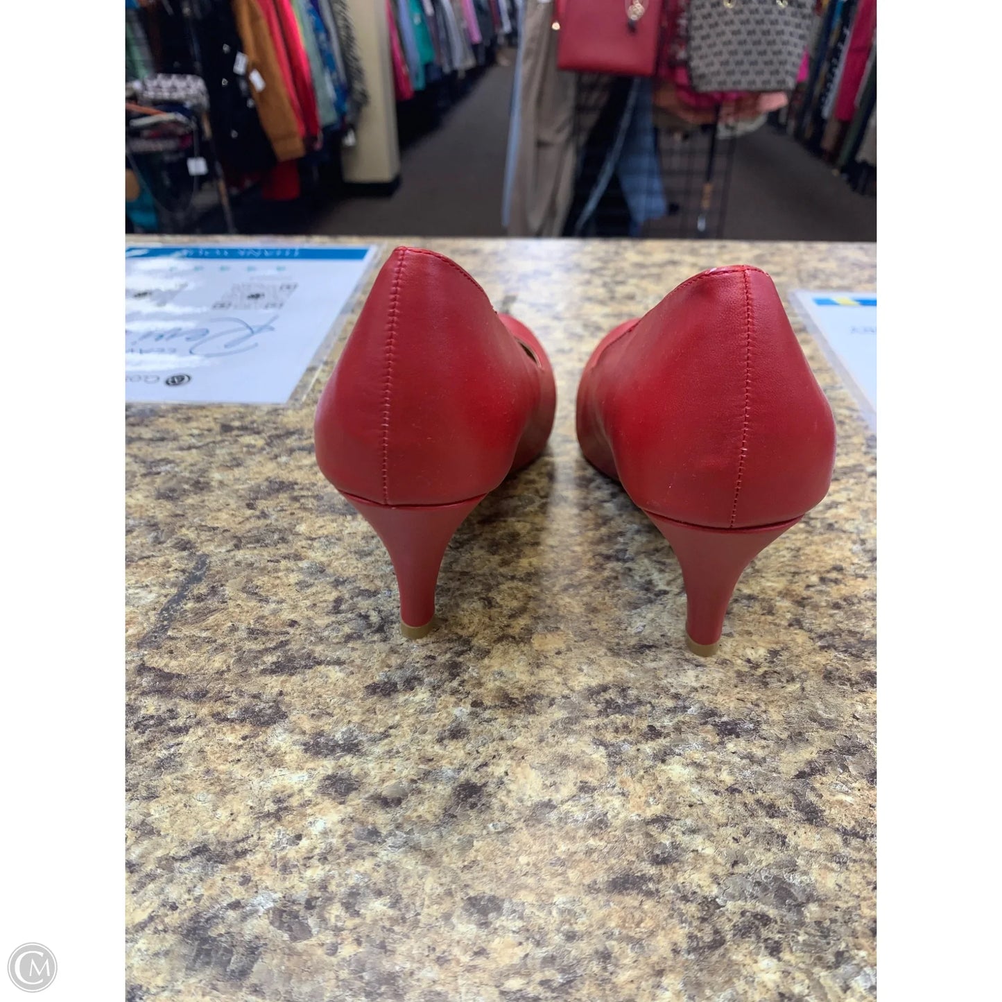 Shoes Heels Stiletto By Journee In Red, Size: 9