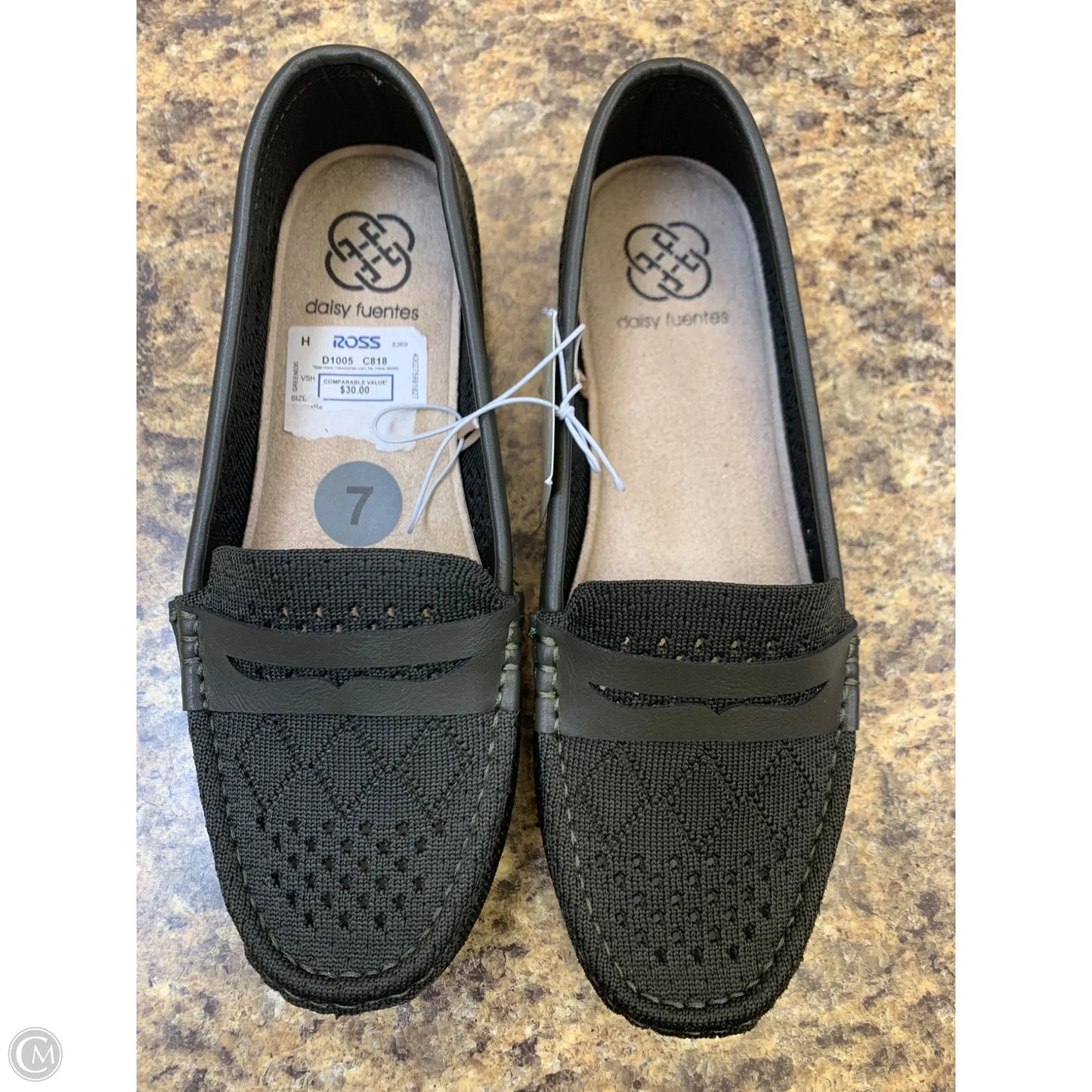 Shoes Flats By Daisy Fuentes In Green, Size: 7
