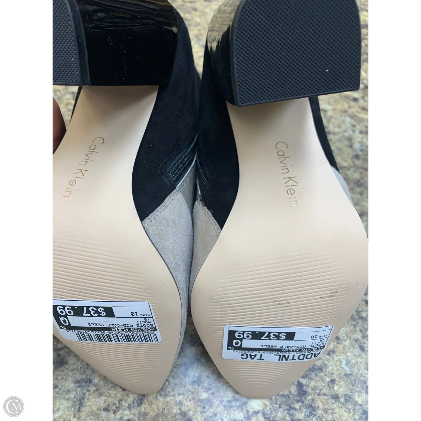 Boots Mid-calf Heels By Calvin Klein In Multi-colored, Size: 10