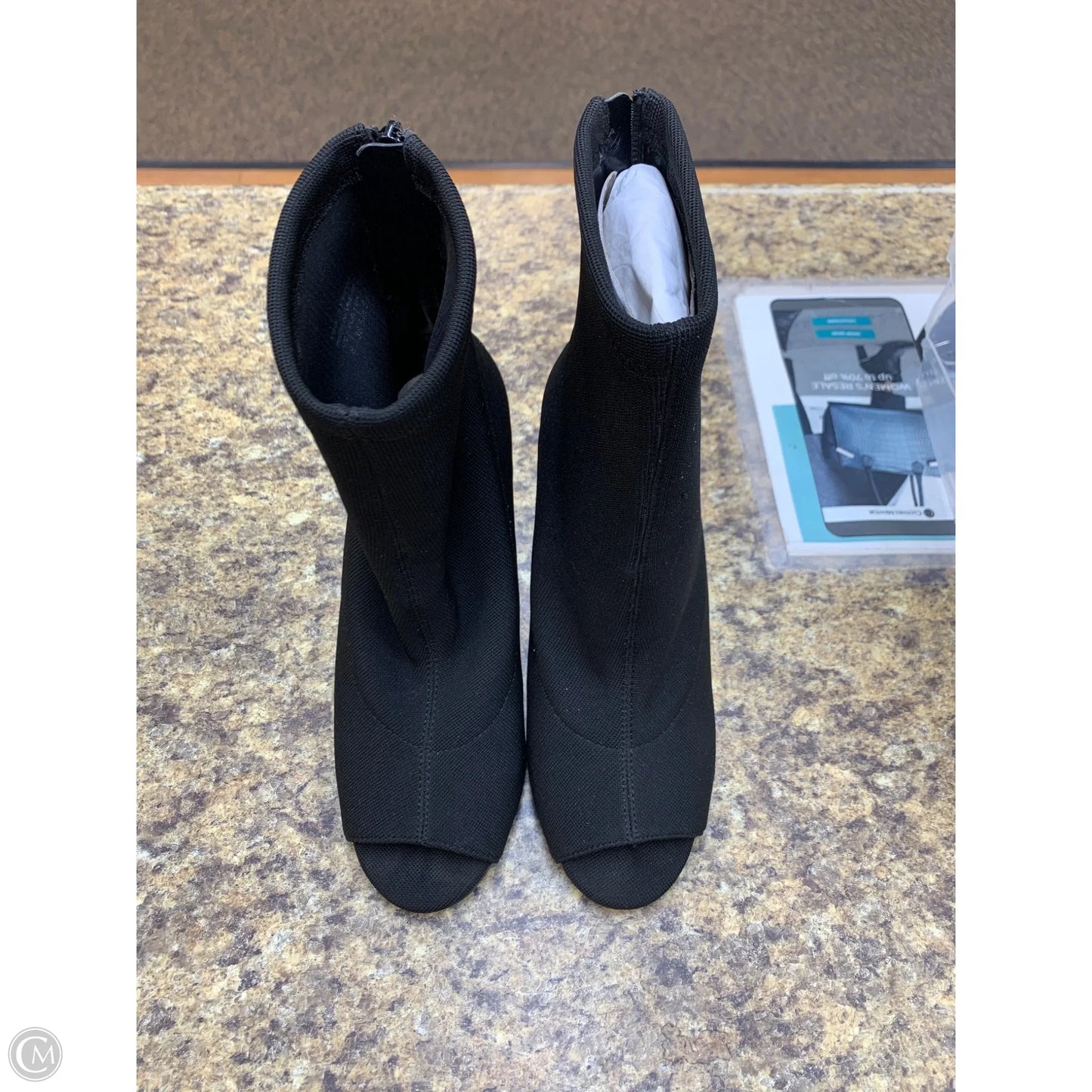 Boots Mid-calf Heels By Aldo In Black, Size: 8
