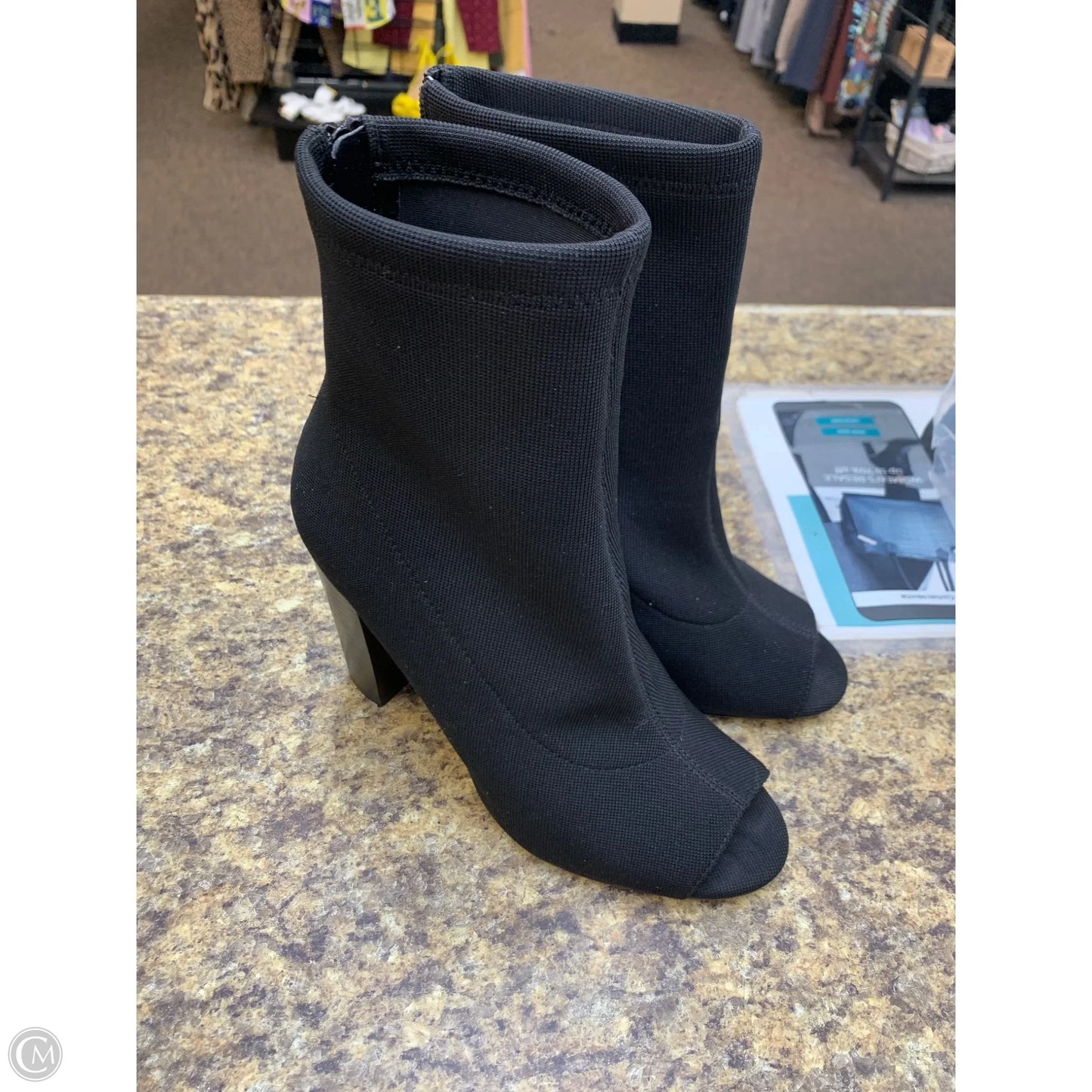 Boots Mid-calf Heels By Aldo In Black, Size: 8