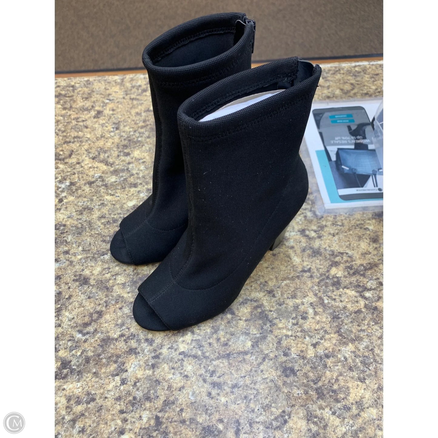 Boots Mid-calf Heels By Aldo In Black, Size: 8