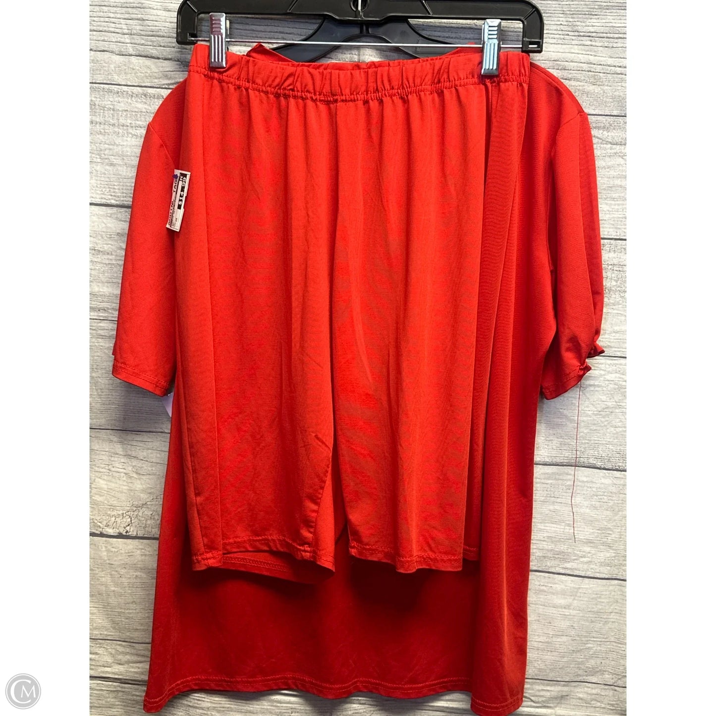 Shorts Set By Clothes Mentor In Red, Size: 2x