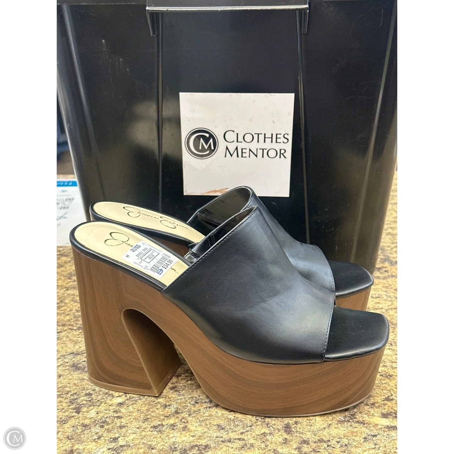 Shoes Heels Platform By Jessica Simpson In Black, Size: 11