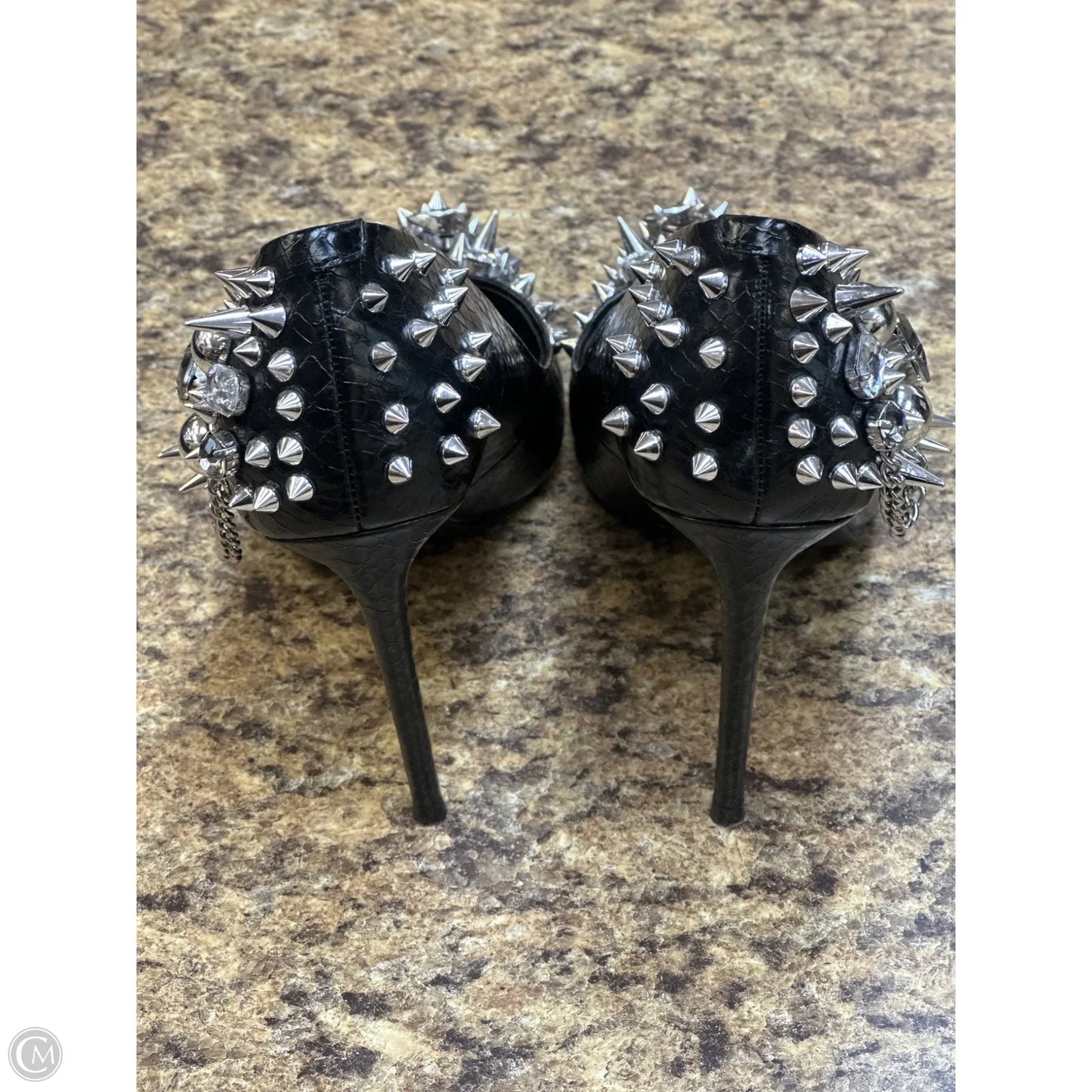 Shoes Heels Stiletto By Steve Madden In Black, Size: 8