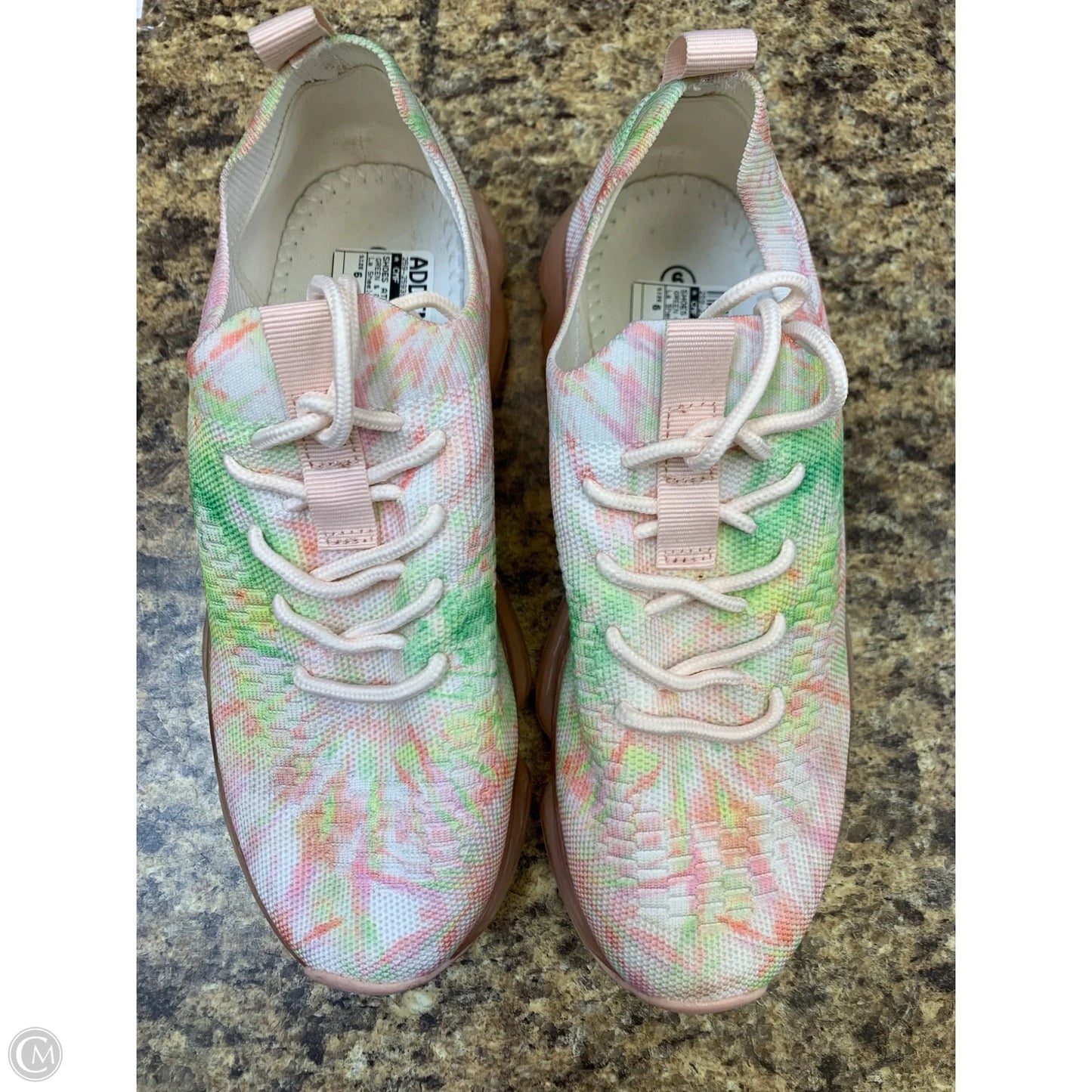 Shoes Athletic By Cmf In Green & Pink, Size: 6