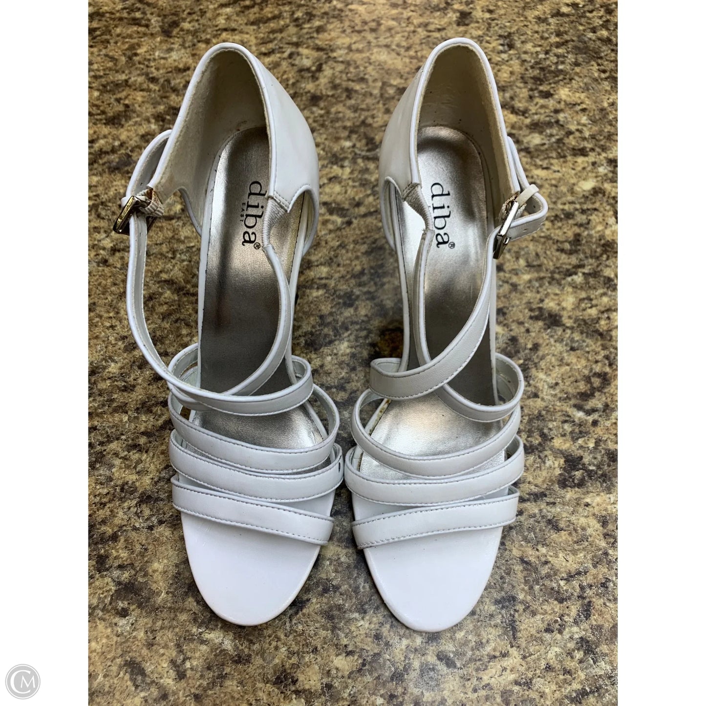 Shoes Heels Stiletto By Diba In White, Size: 9.5