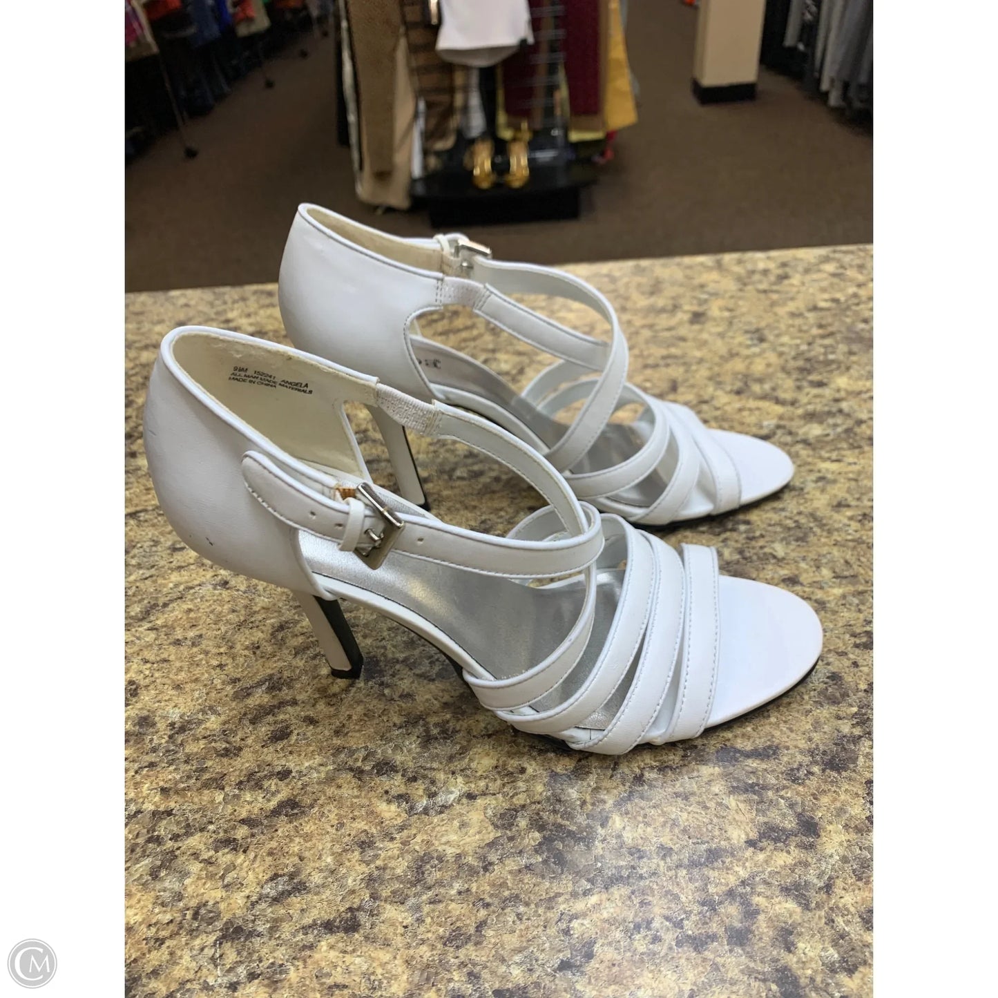Shoes Heels Stiletto By Diba In White, Size: 9.5