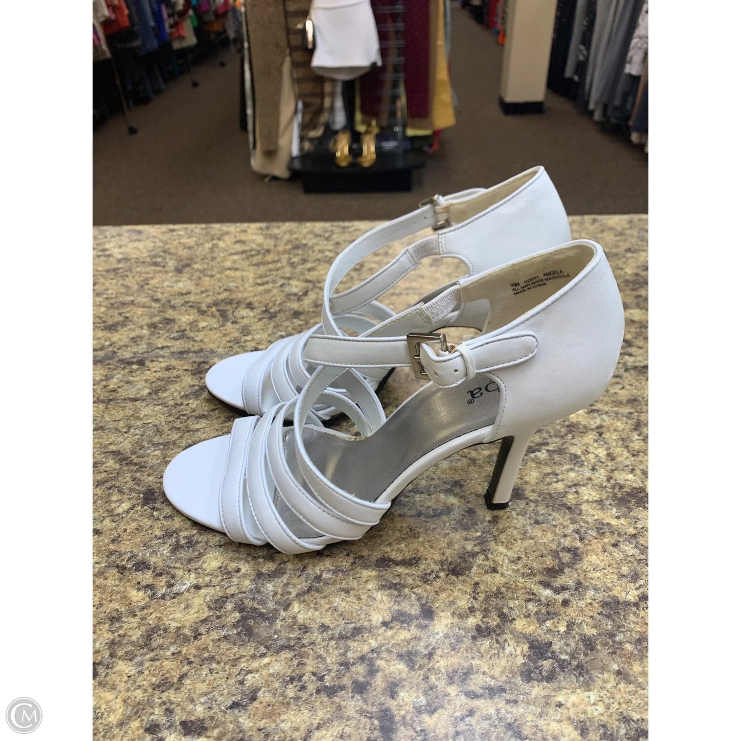 Shoes Heels Stiletto By Diba In White, Size: 9.5