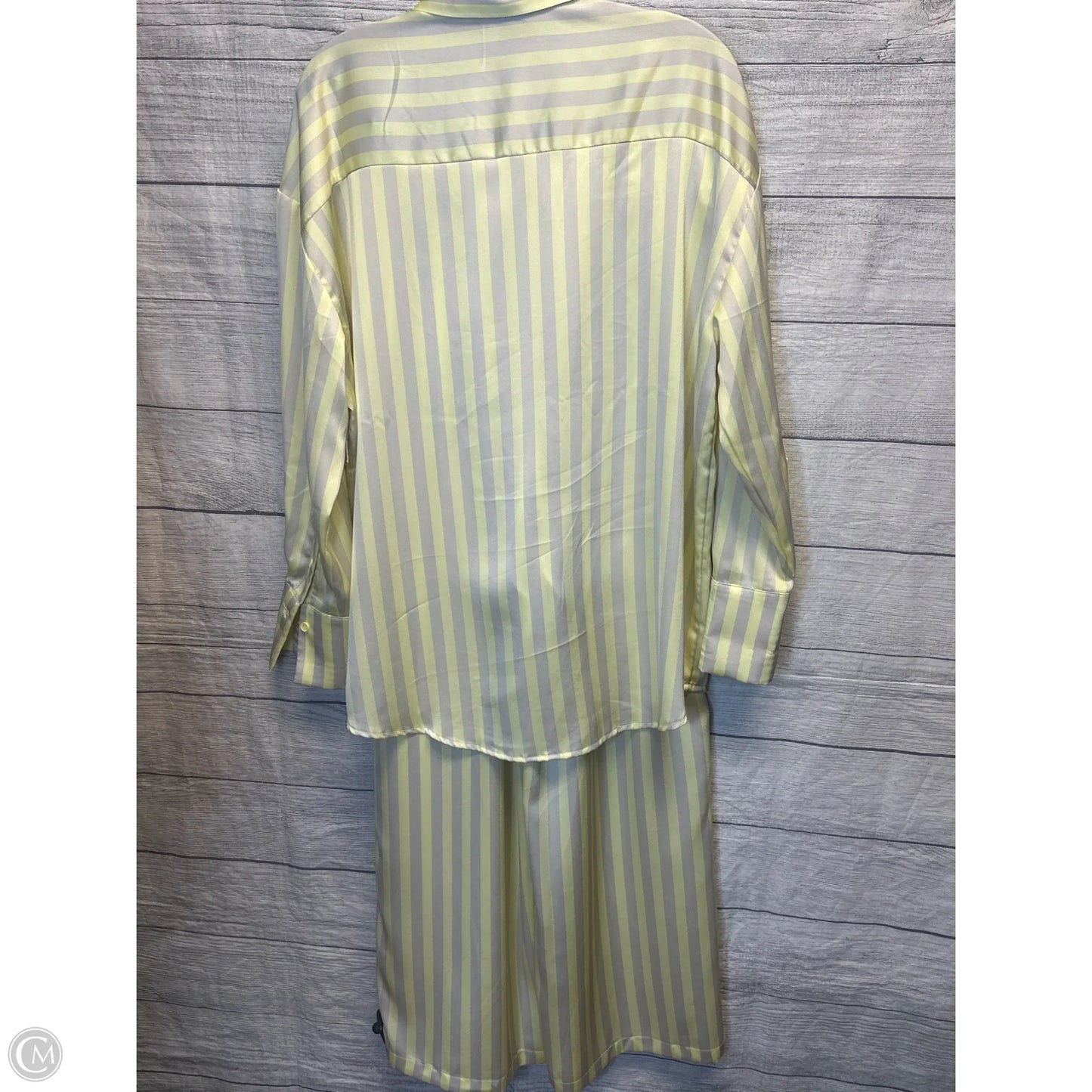 Lounge Set Pants By Forever 21 In Striped Pattern, Size: M
