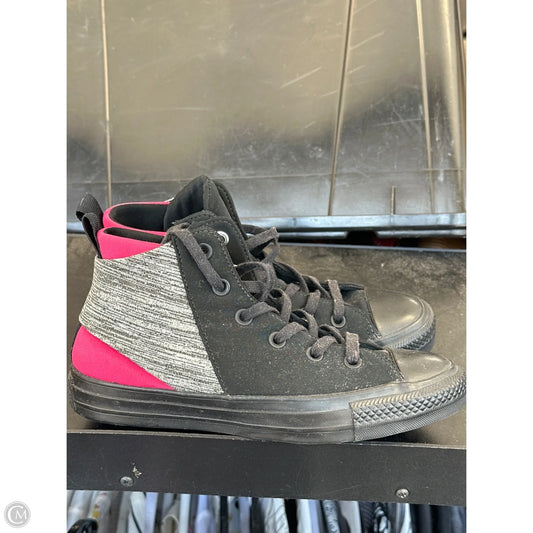 Shoes Sneakers By Converse In Black & Pink, Size: 6.5